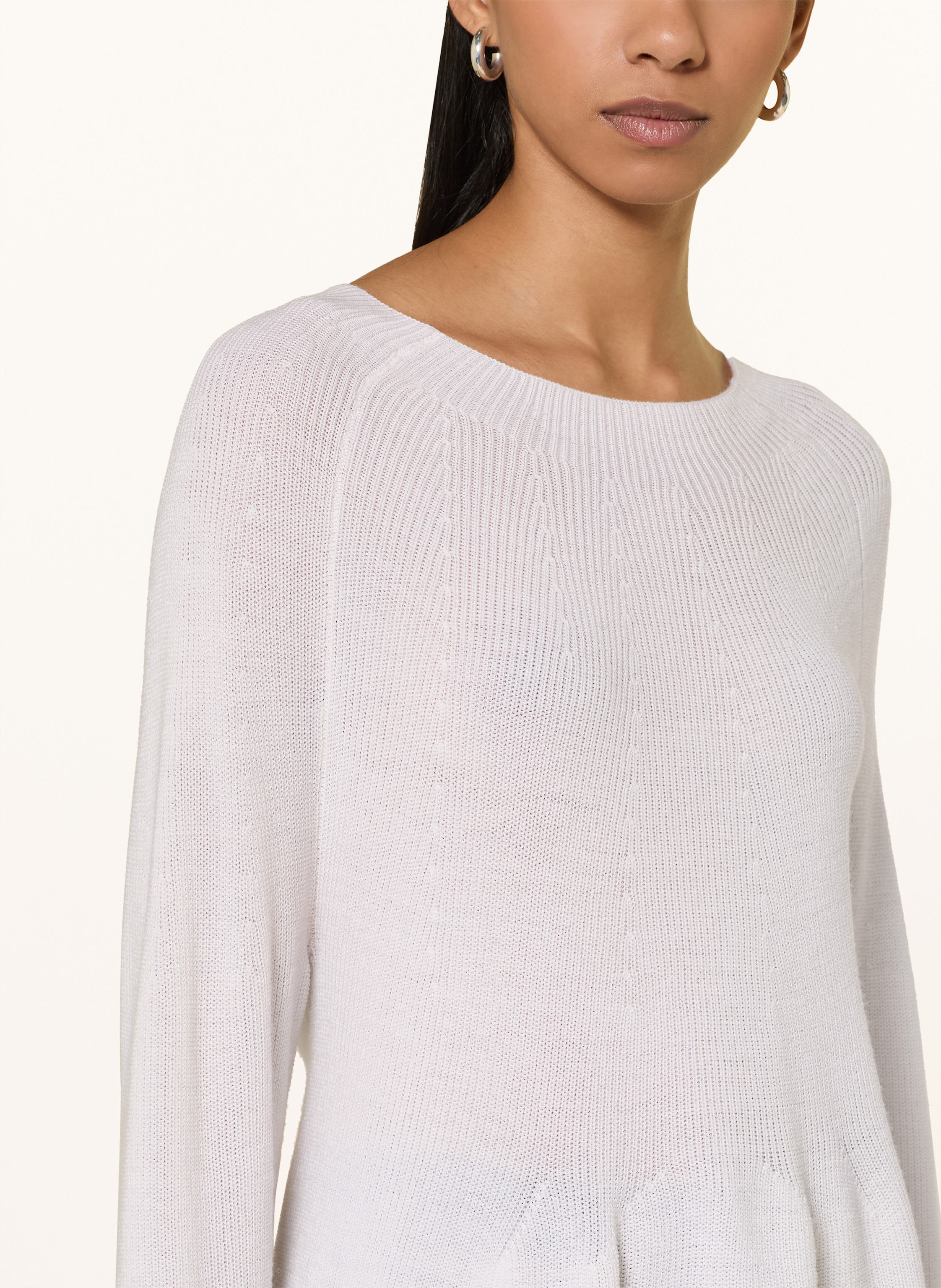 Thumbnail - Hemisphere Pullover Aus Merinowolle weiss