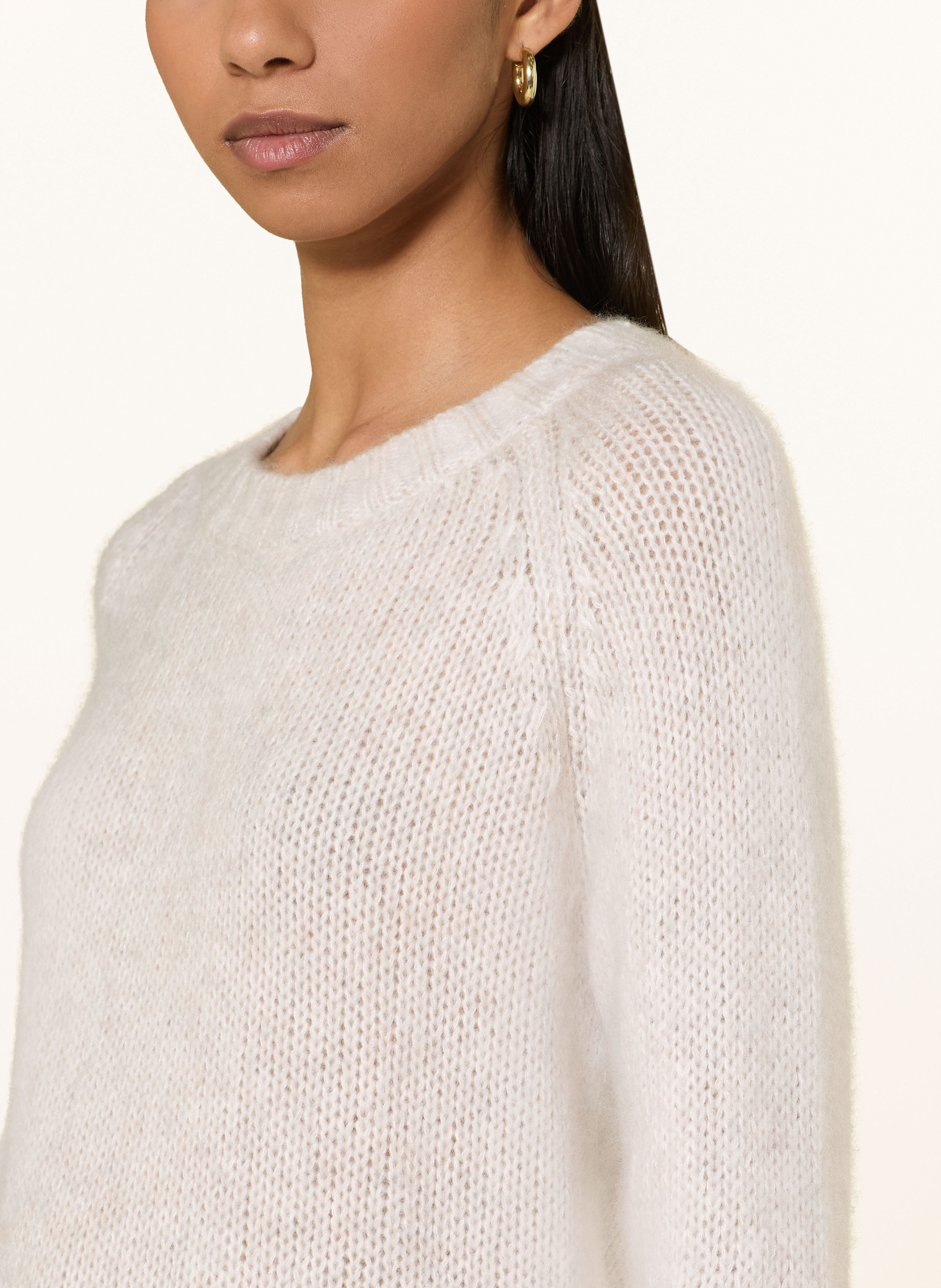 Thumbnail - Hemisphere Pullover Mit Cashmere weiss