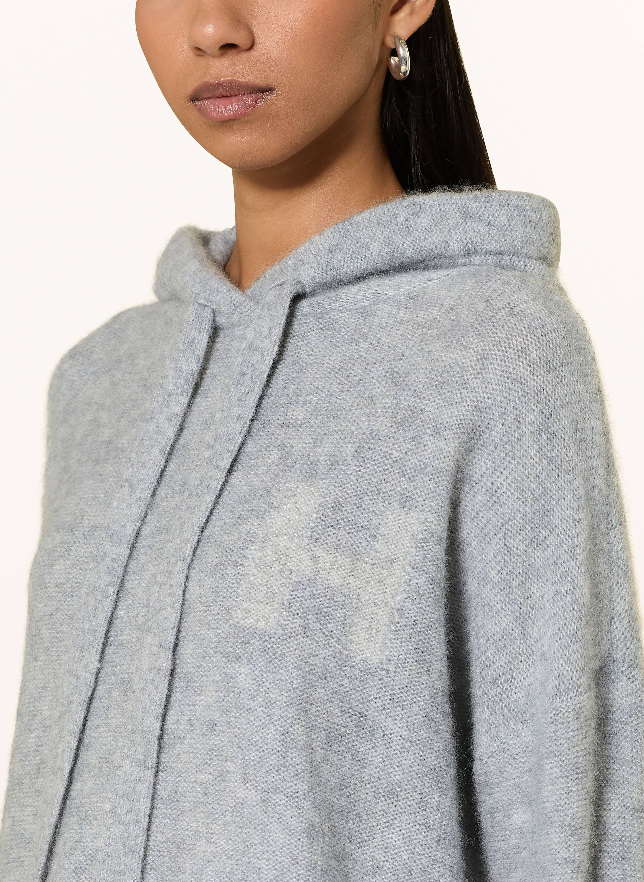 Thumbnail - Hemisphere Strick-Hoodie Mit Cashmere grau