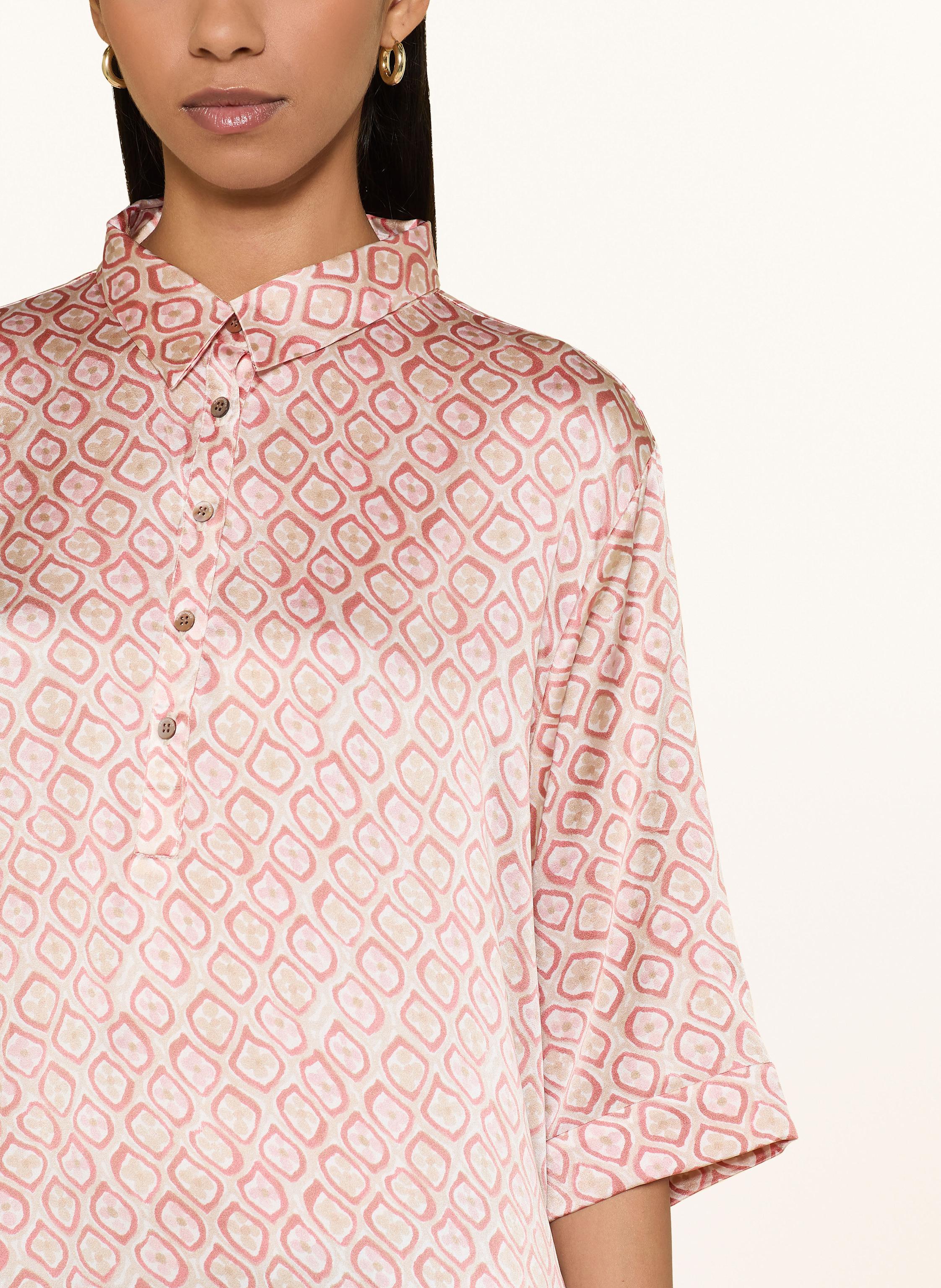 Thumbnail - Hemisphere Hemdblusenkleid Aus Seide rosa