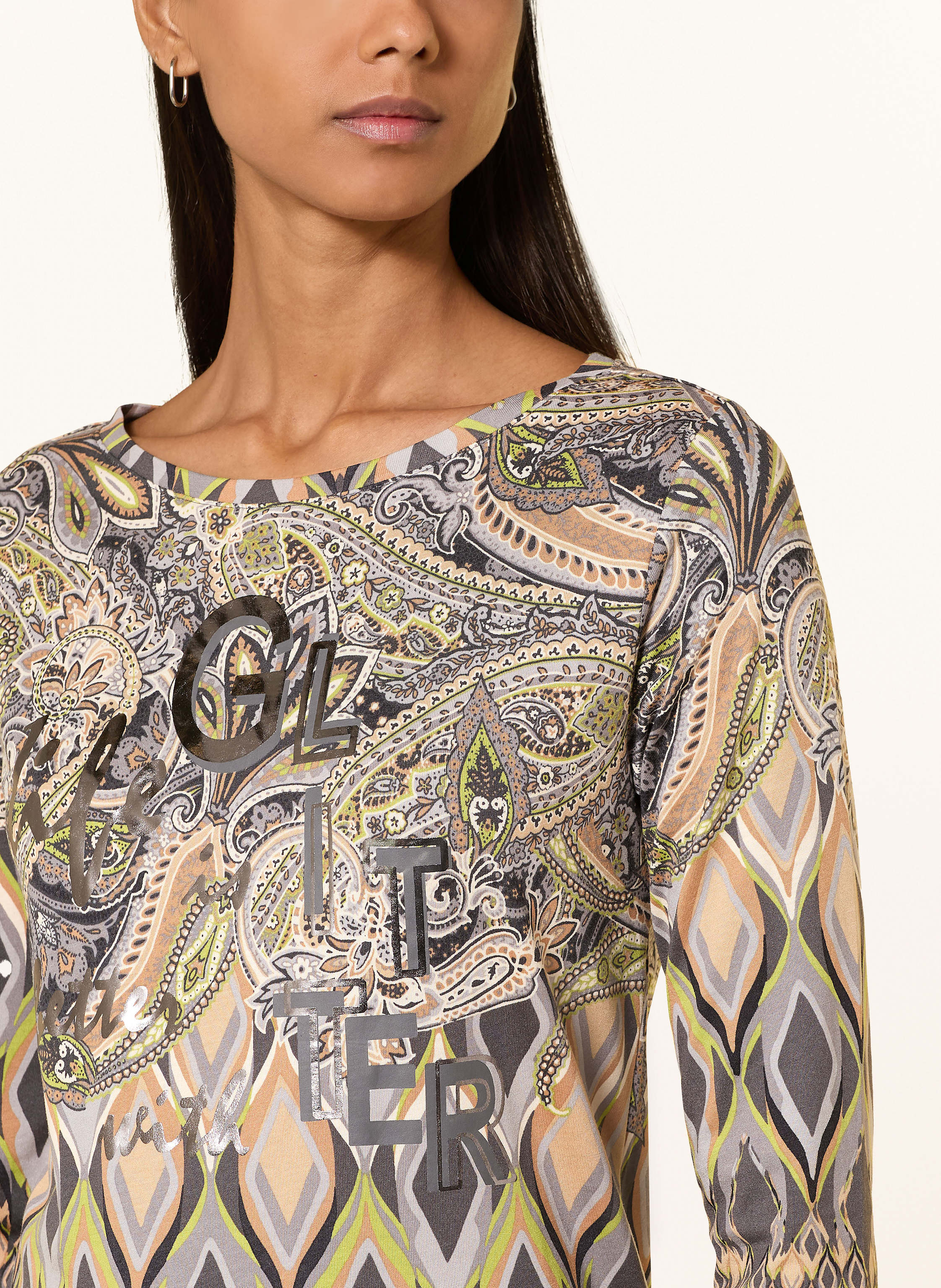 Thumbnail - Betty Barclay Blusenshirt Mit 3/4-Arm grau