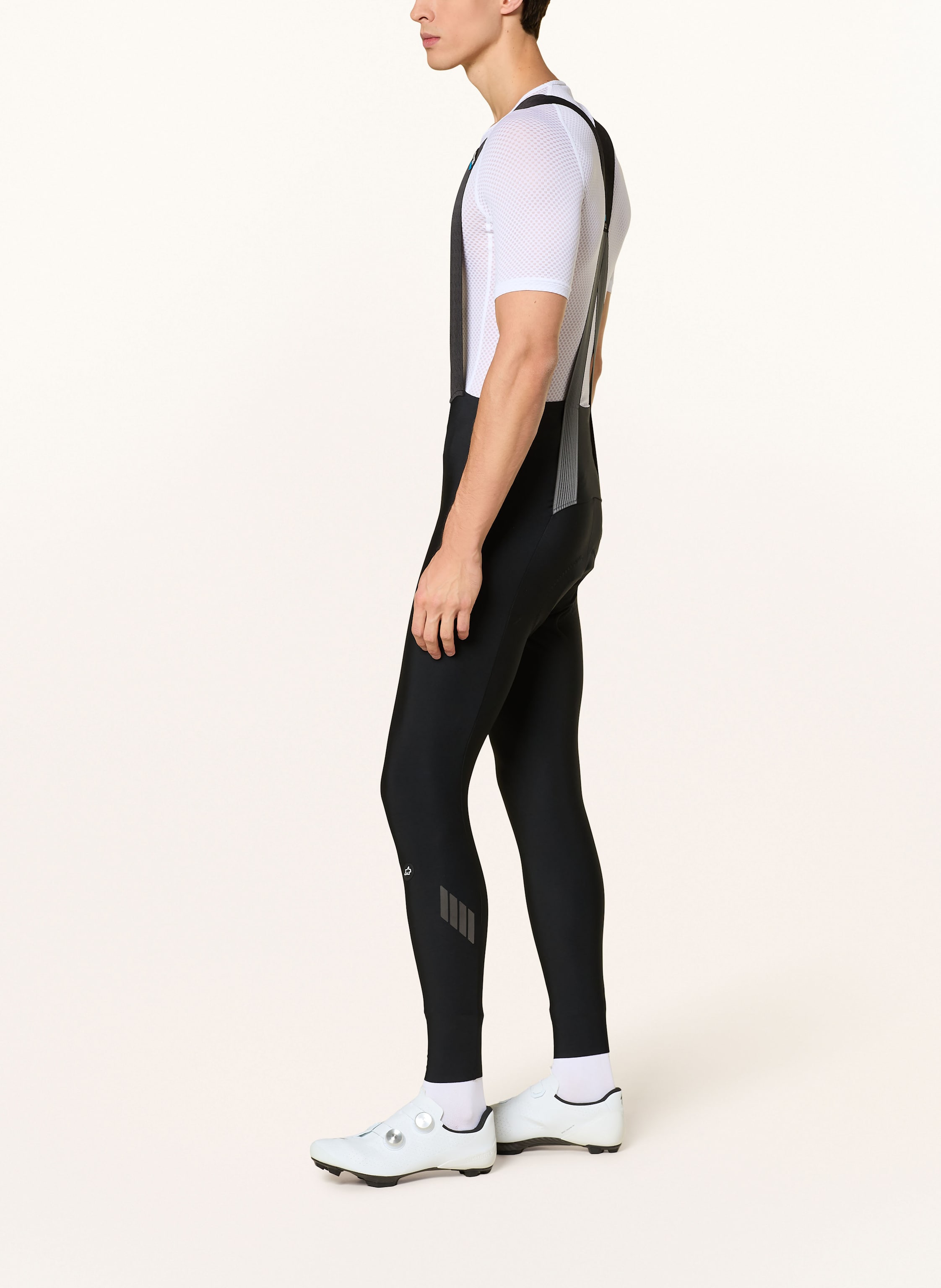 Thumbnail - Assos Radhose Mille Gt Hashoogi Winter Mit Trägern Und Gepolstertem Einsatz schwarz