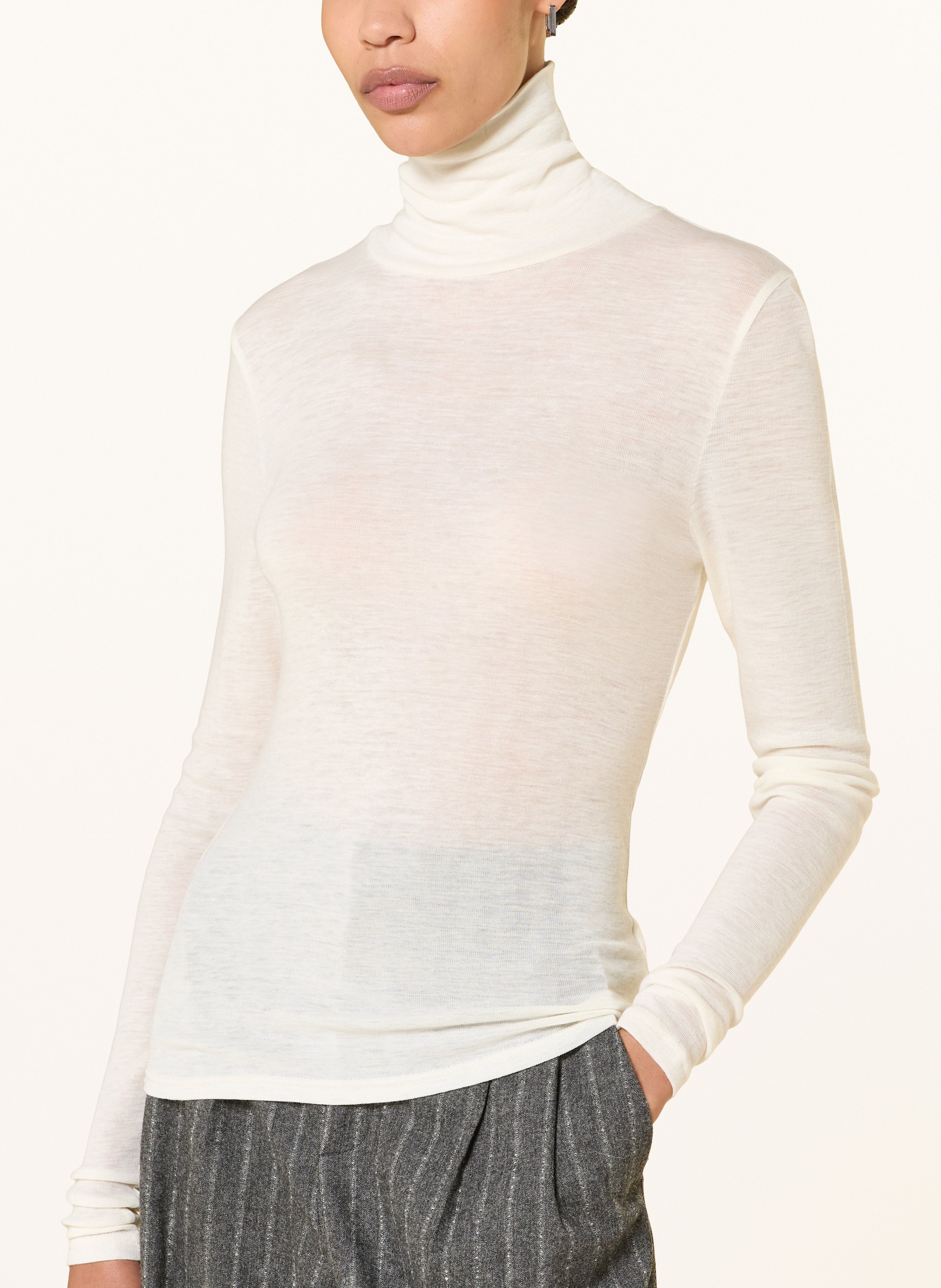 Thumbnail - Rosemunde Rollkragenpullover weiss