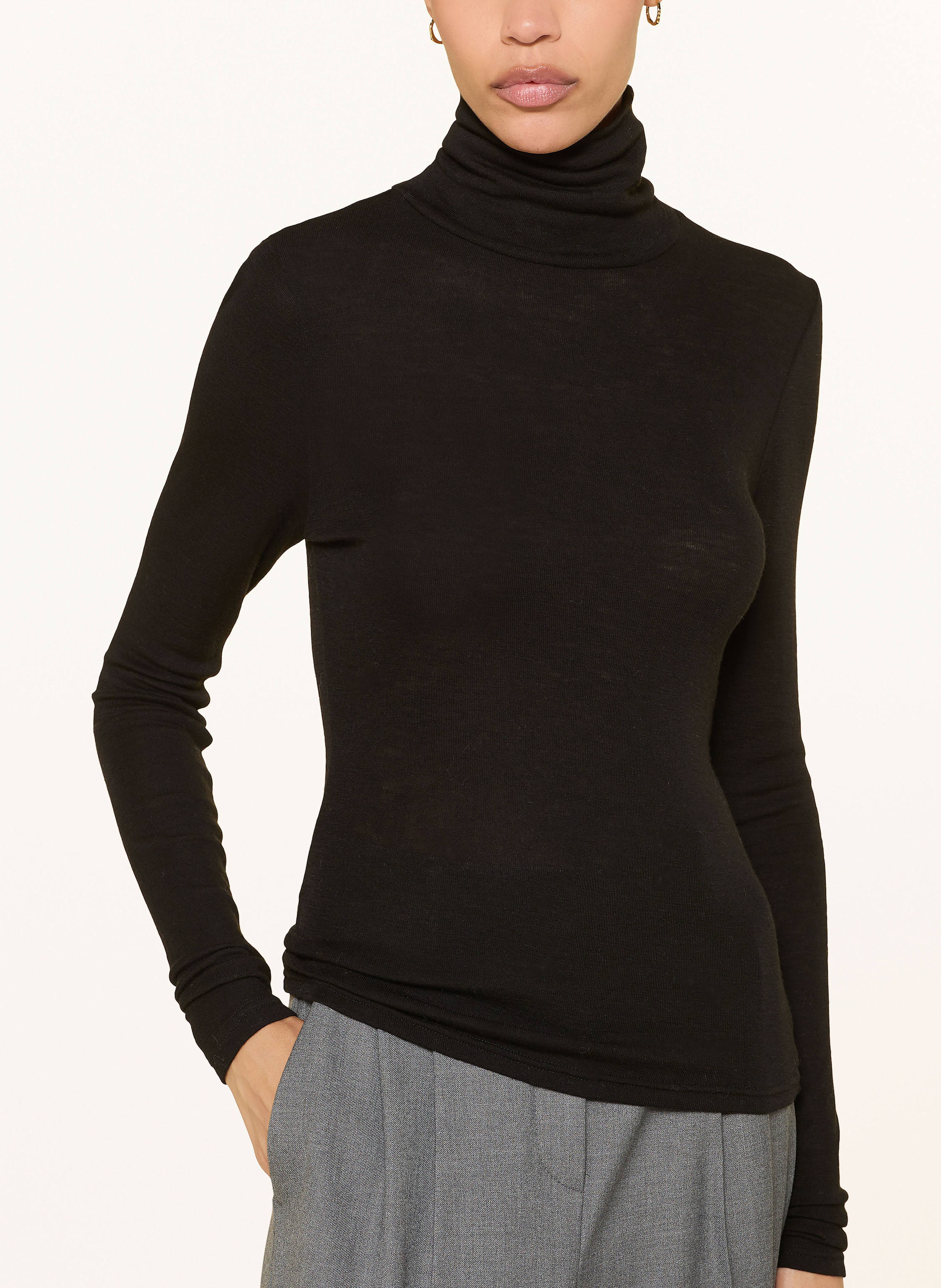 Thumbnail - Rosemunde Rollkragenpullover schwarz