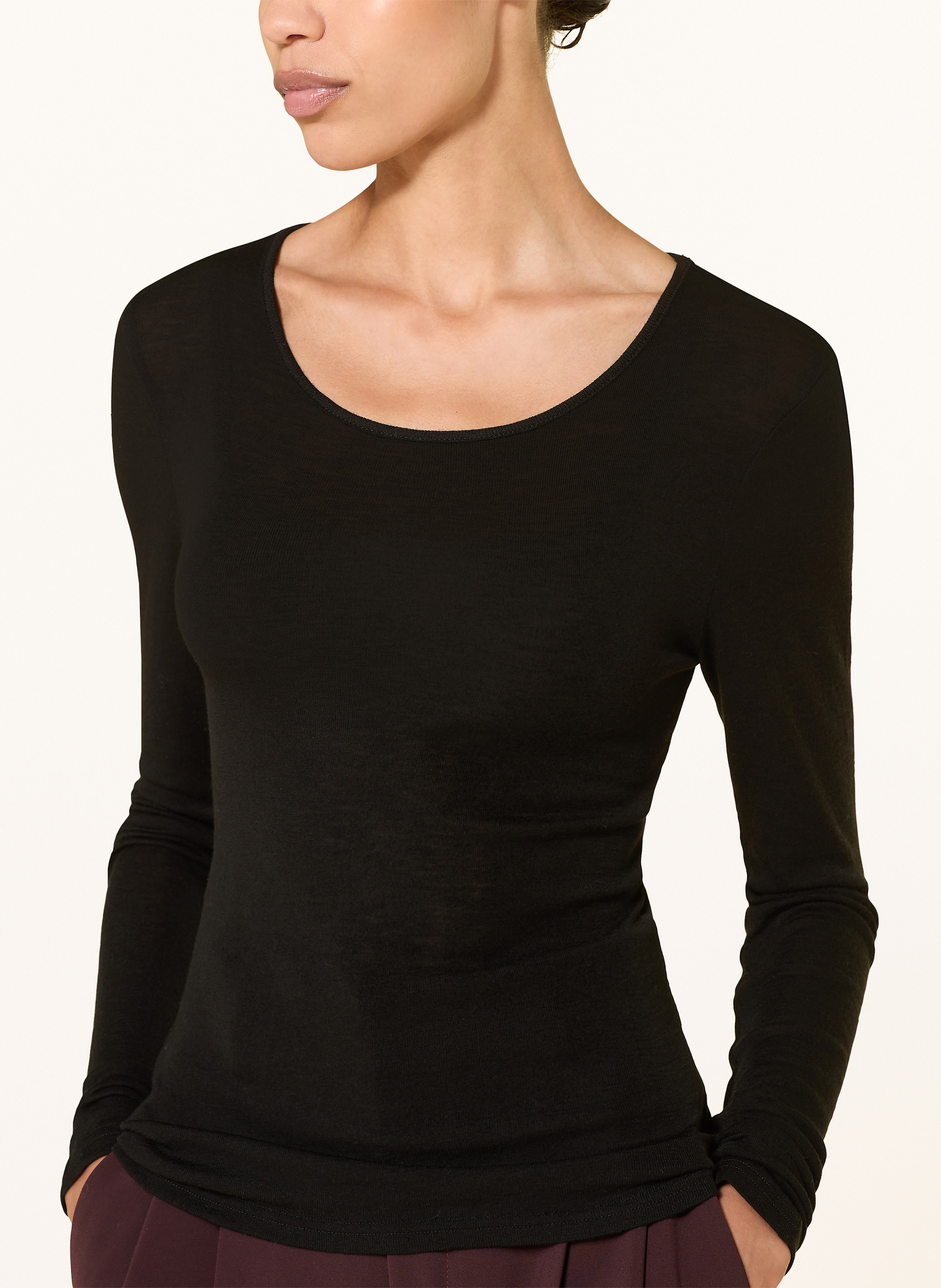 Thumbnail - Rosemunde Longsleeve schwarz