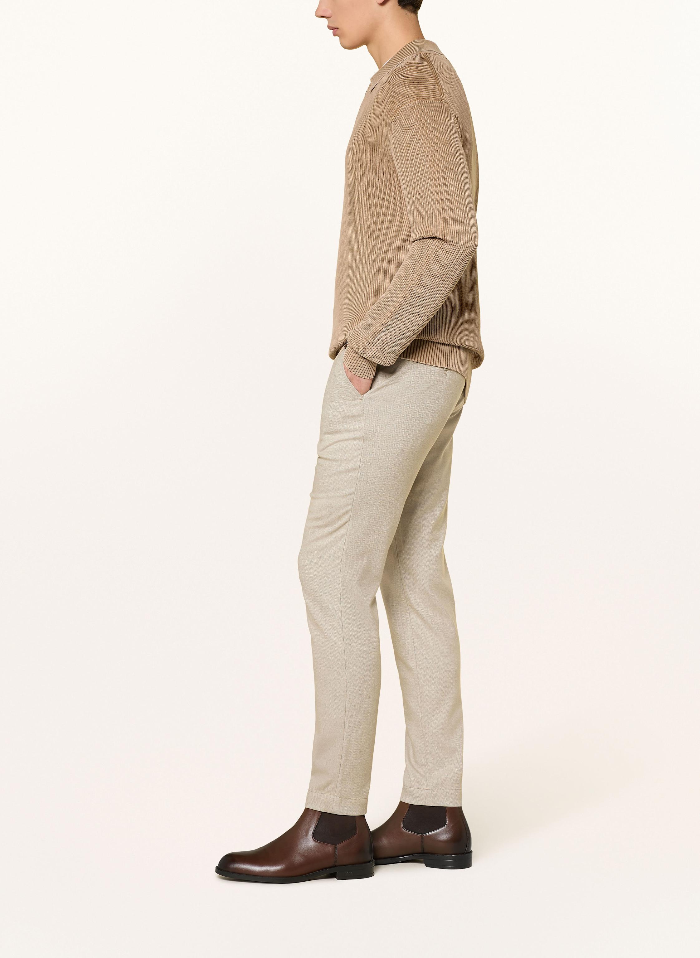 Thumbnail - Alberto Chino Jump Im Jogging-Stil Slim Fit beige
