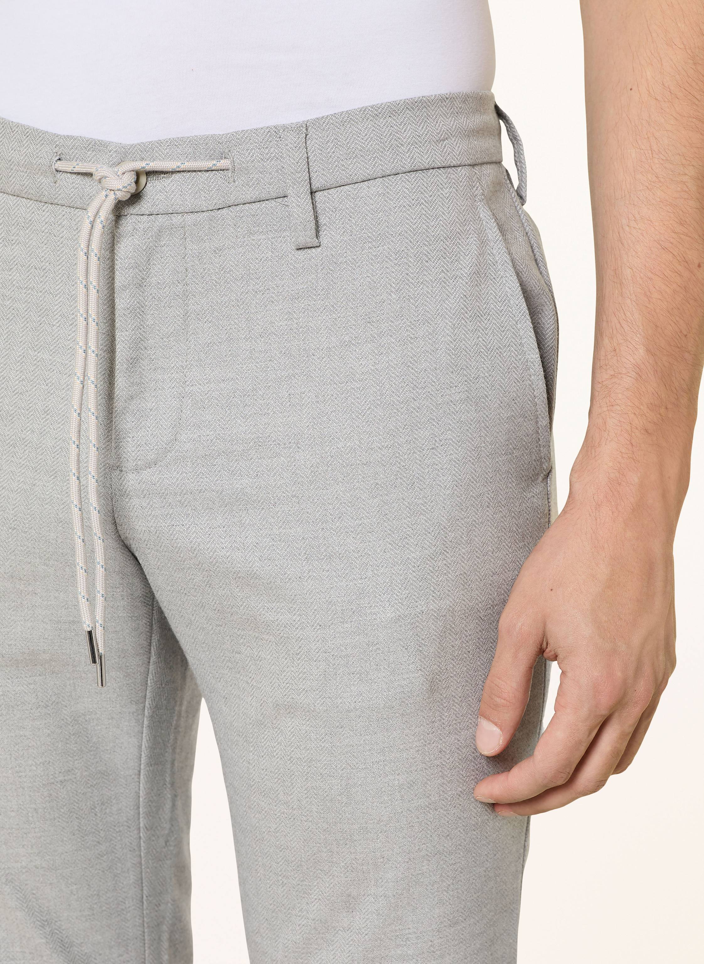 Thumbnail - Alberto Chino Jump Im Jogging-Stil Slim Fit grau