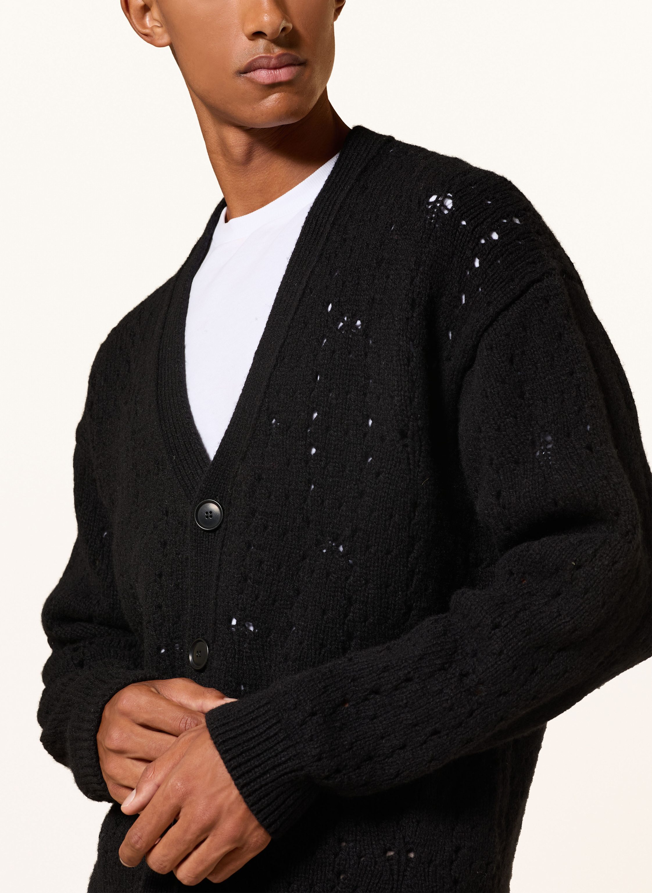 Thumbnail - Drykorn Strickjacke Eldaro schwarz