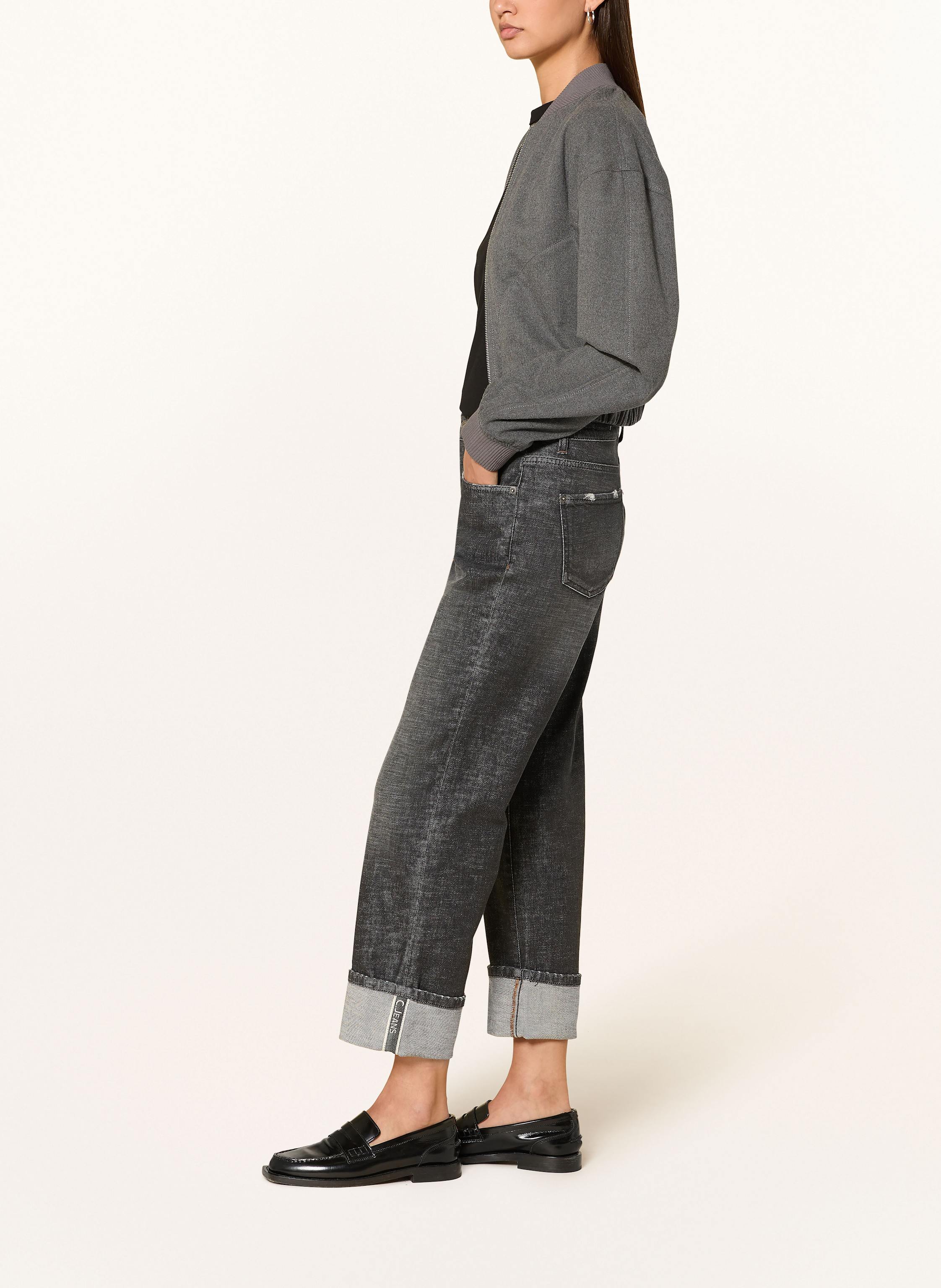 Thumbnail - Cambio Boyfriend Jeans Kerry grau