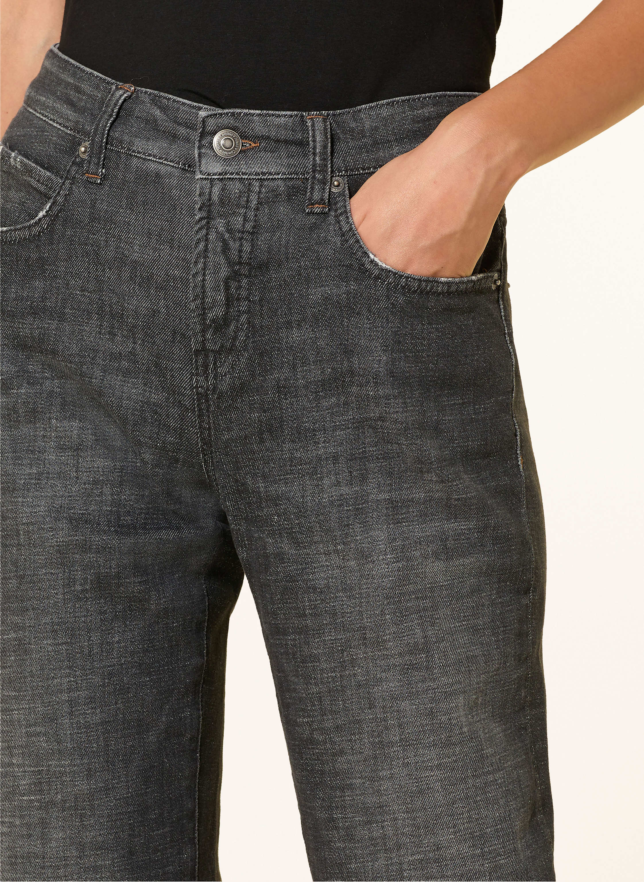 Thumbnail - Cambio Boyfriend Jeans Kerry grau