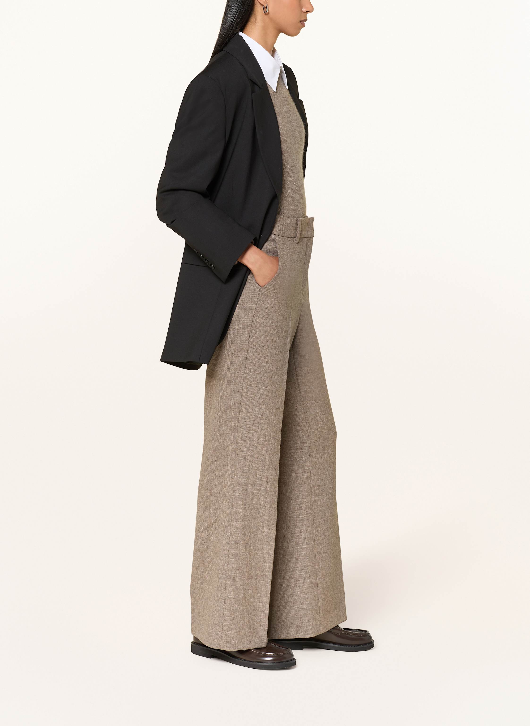 Thumbnail - Cambio Marlenehose Amelie beige