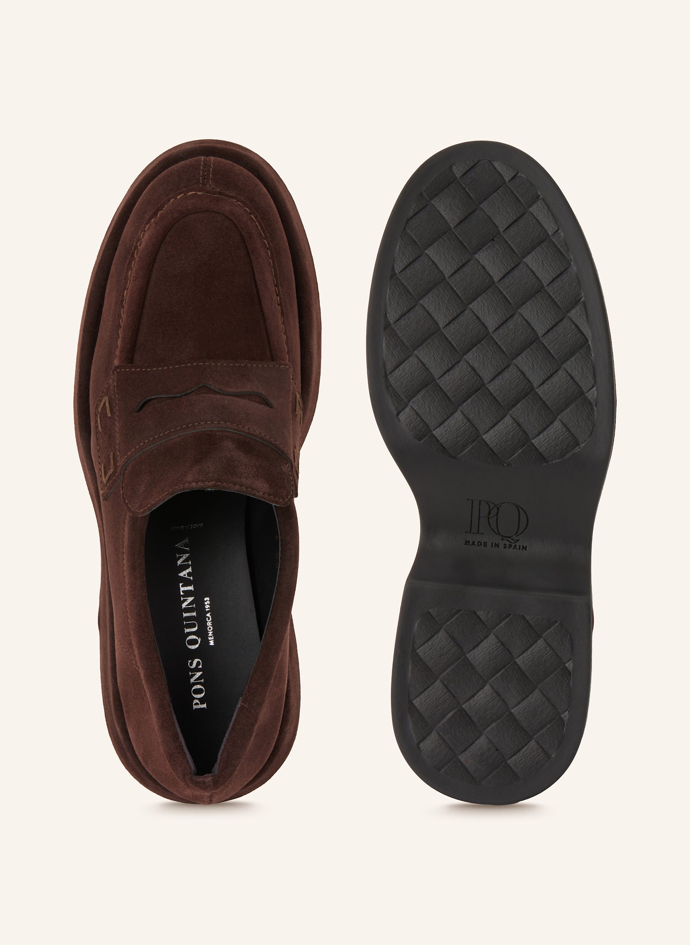 Thumbnail - Pons Quintana Penny-Loafer Fliper braun