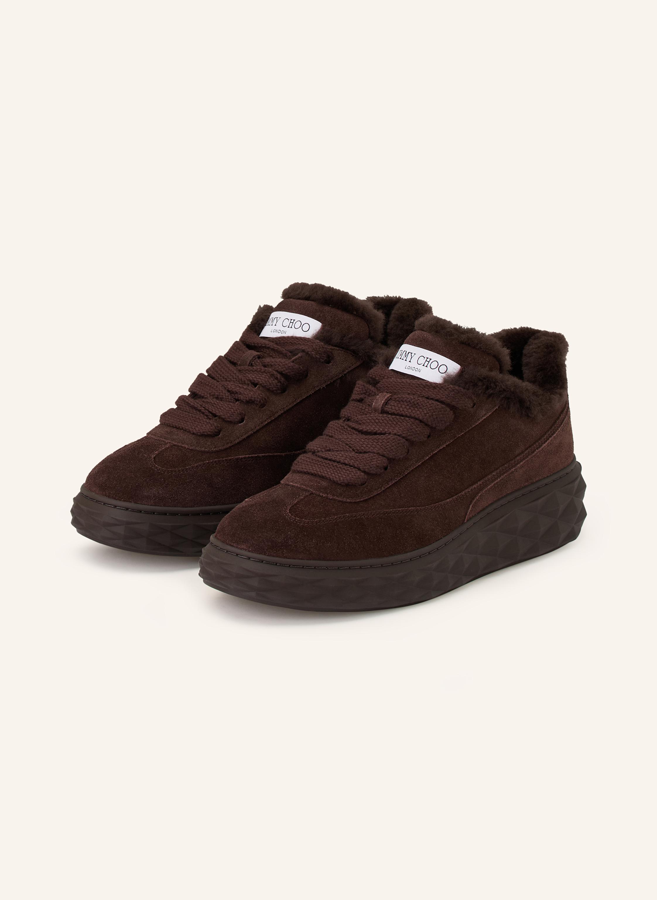 Jimmy Choo Jimmy Choo Sneaker Diamond Maxi Retro braun in DUNKELBRAUN