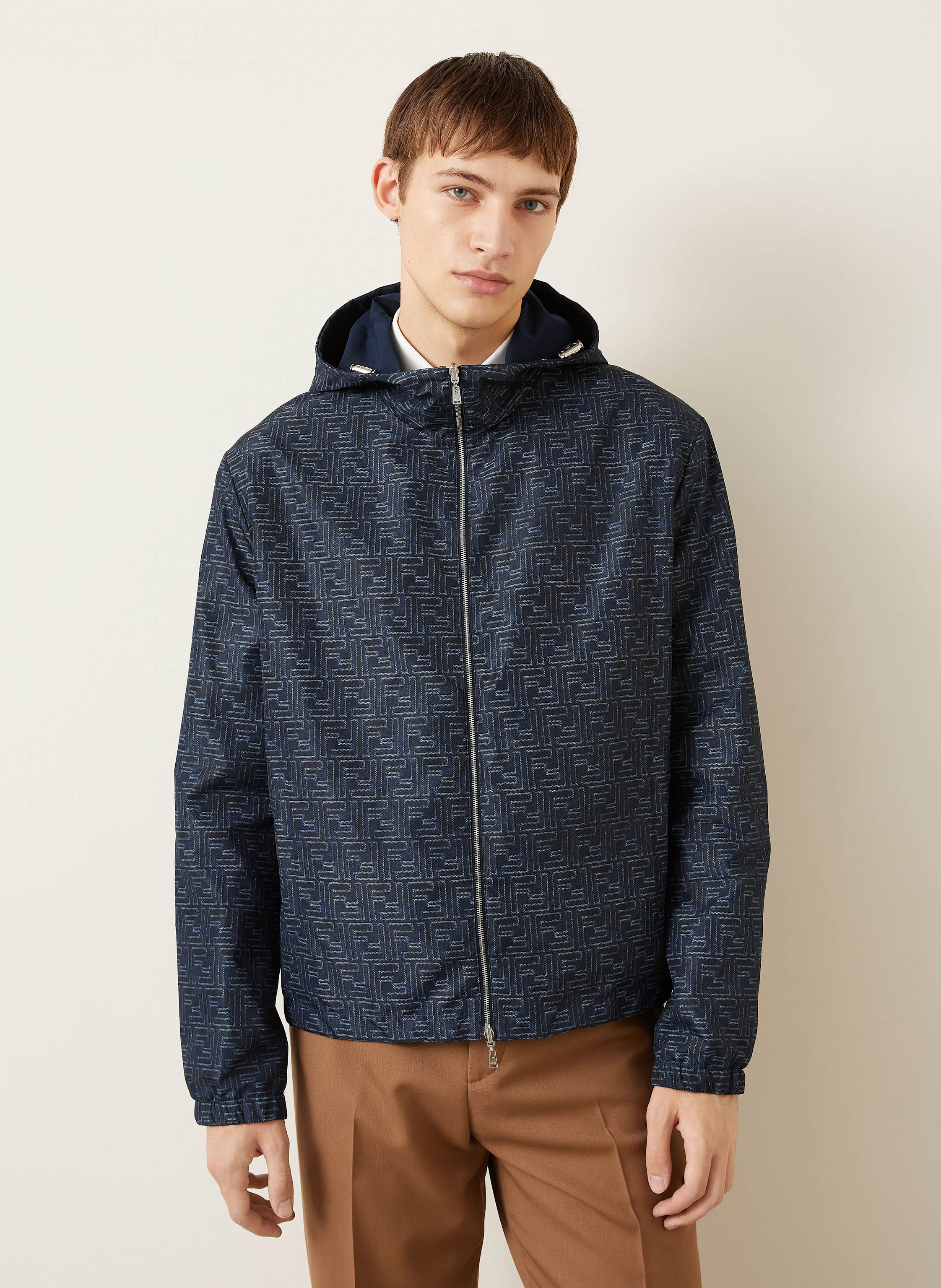 Thumbnail - Fendi Blouson Zum Wenden blau