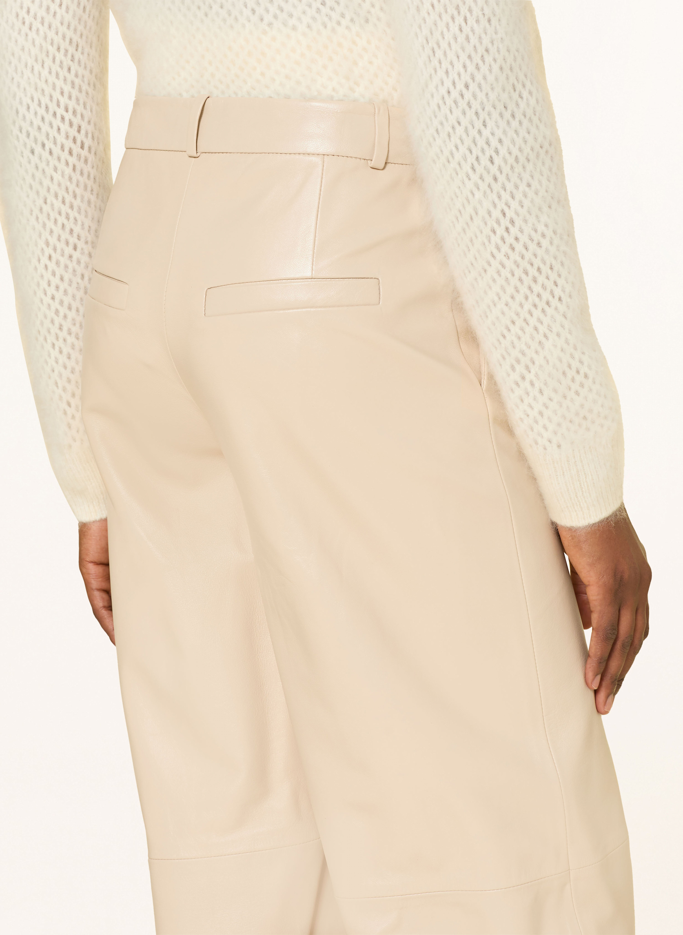 Thumbnail - Windsor. Leder-Culotte weiss