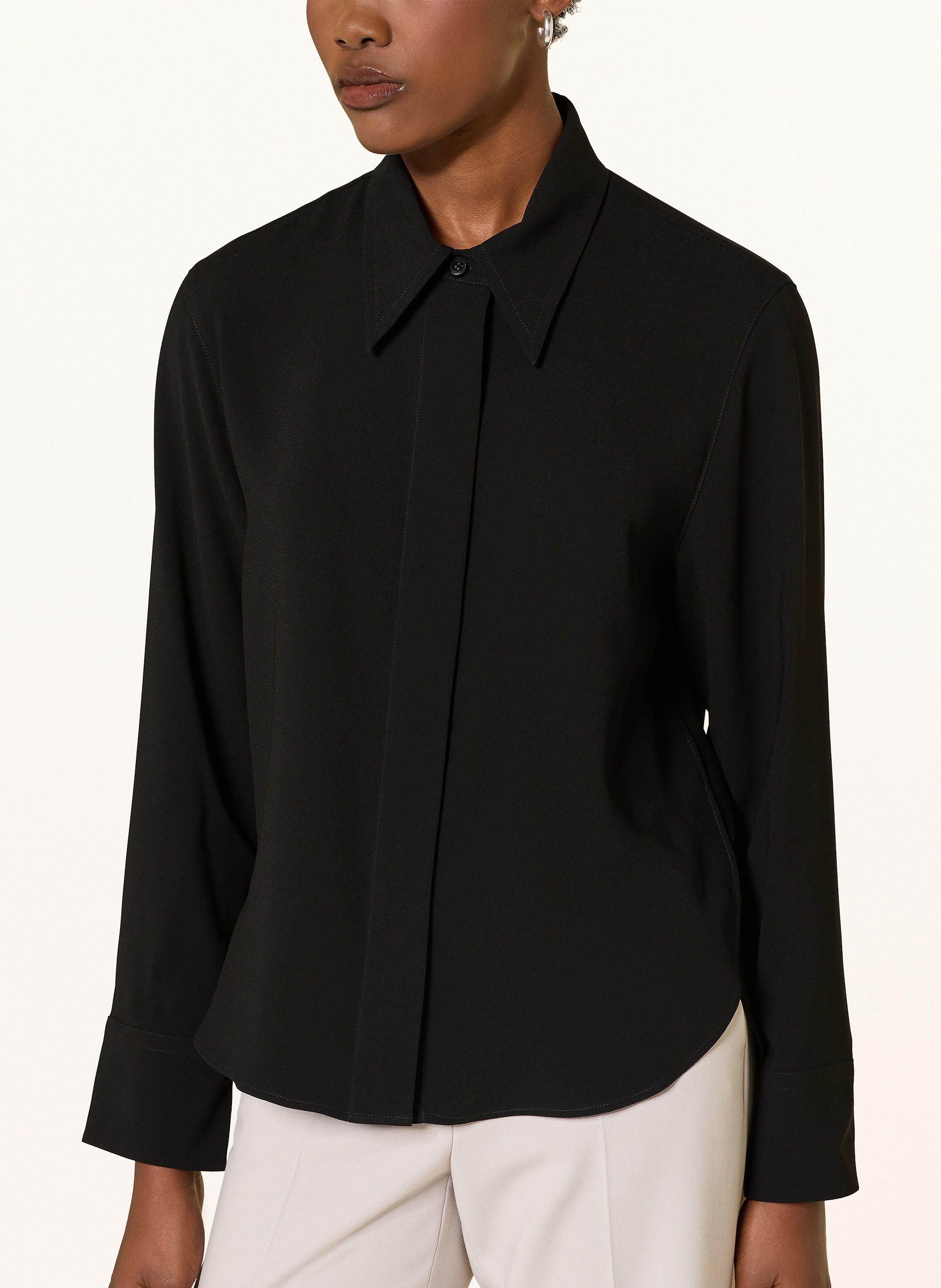 Thumbnail - Windsor. Hemdbluse schwarz