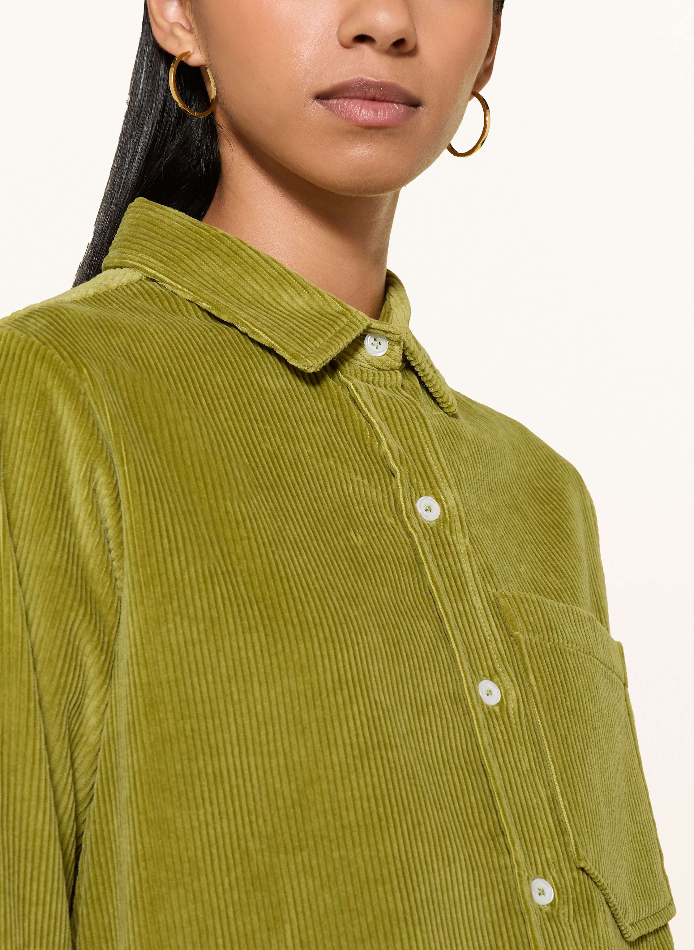 Thumbnail - Lilienfels Hemdbluse Aus Cord gruen