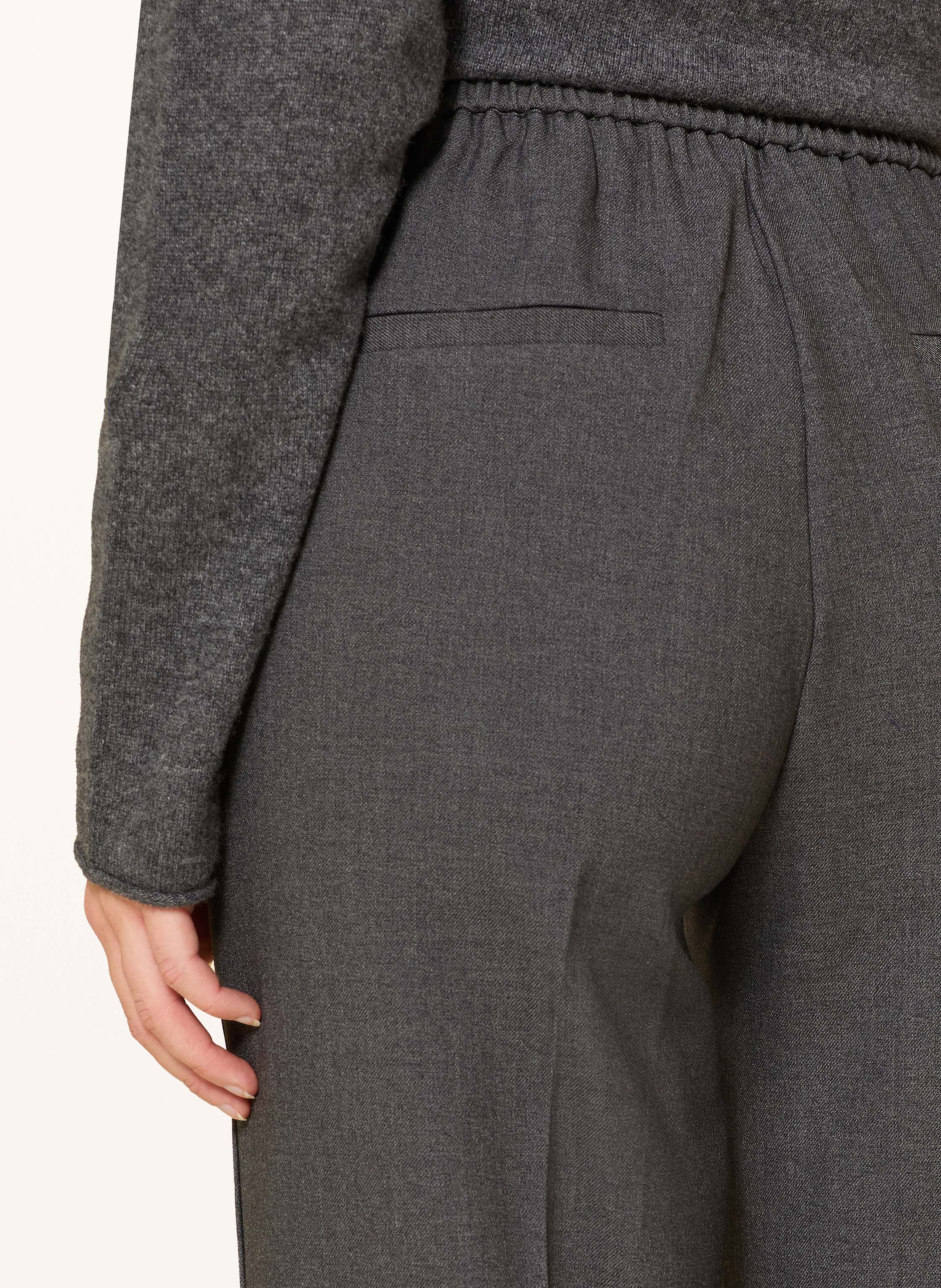 Thumbnail - Comma Hose Im Jogging-Stil grau