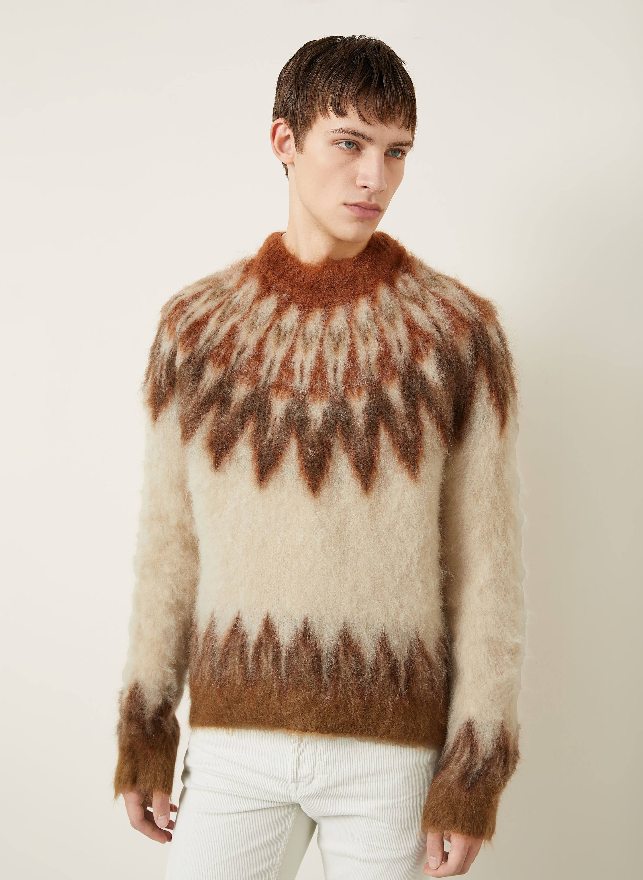Thumbnail - Isabel Marant Pullover Nicolas Mit Mohair braun