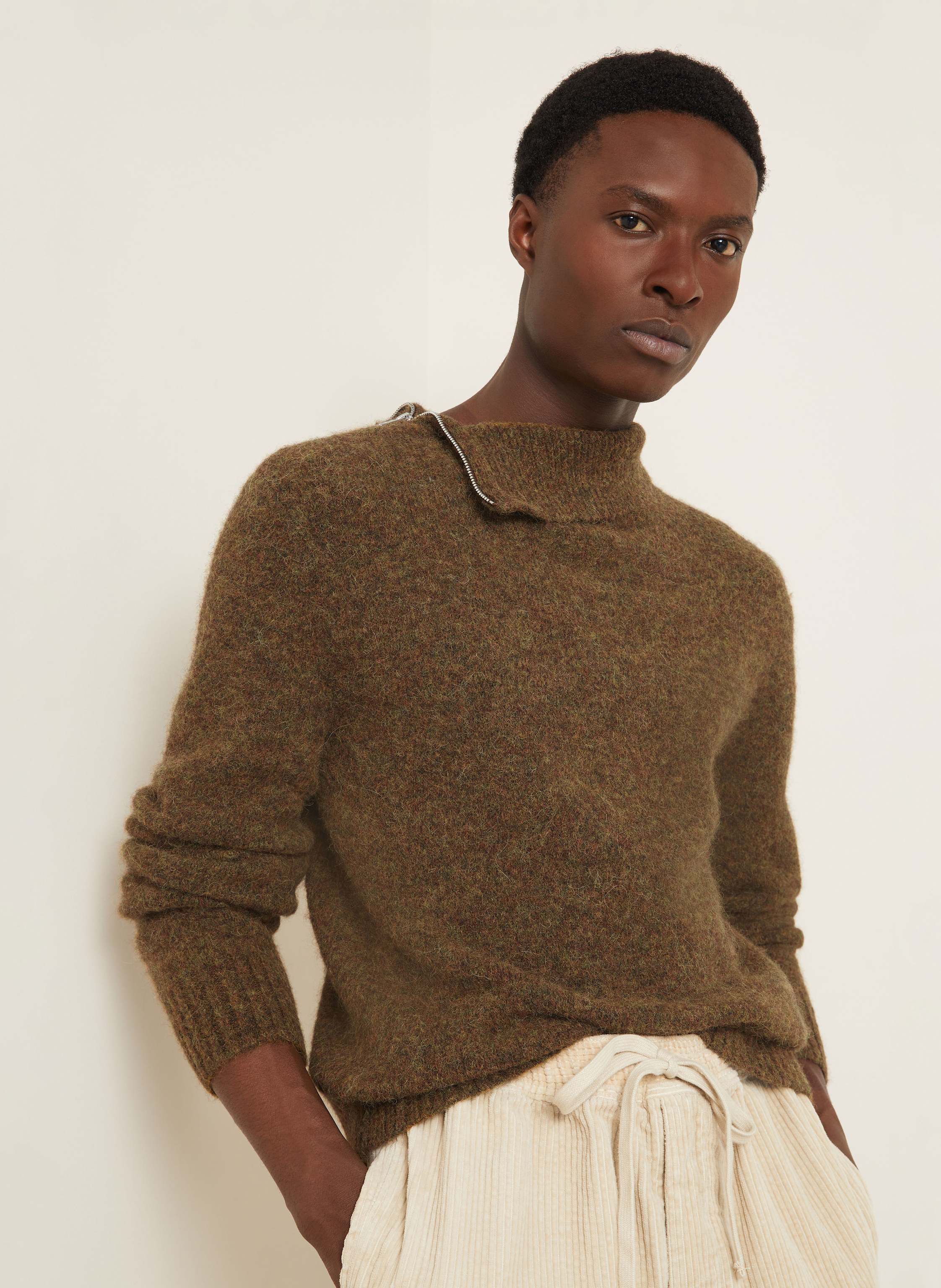 Thumbnail - Isabel Marant Rollkragenpullover Aliocha Mit Alpaka braun