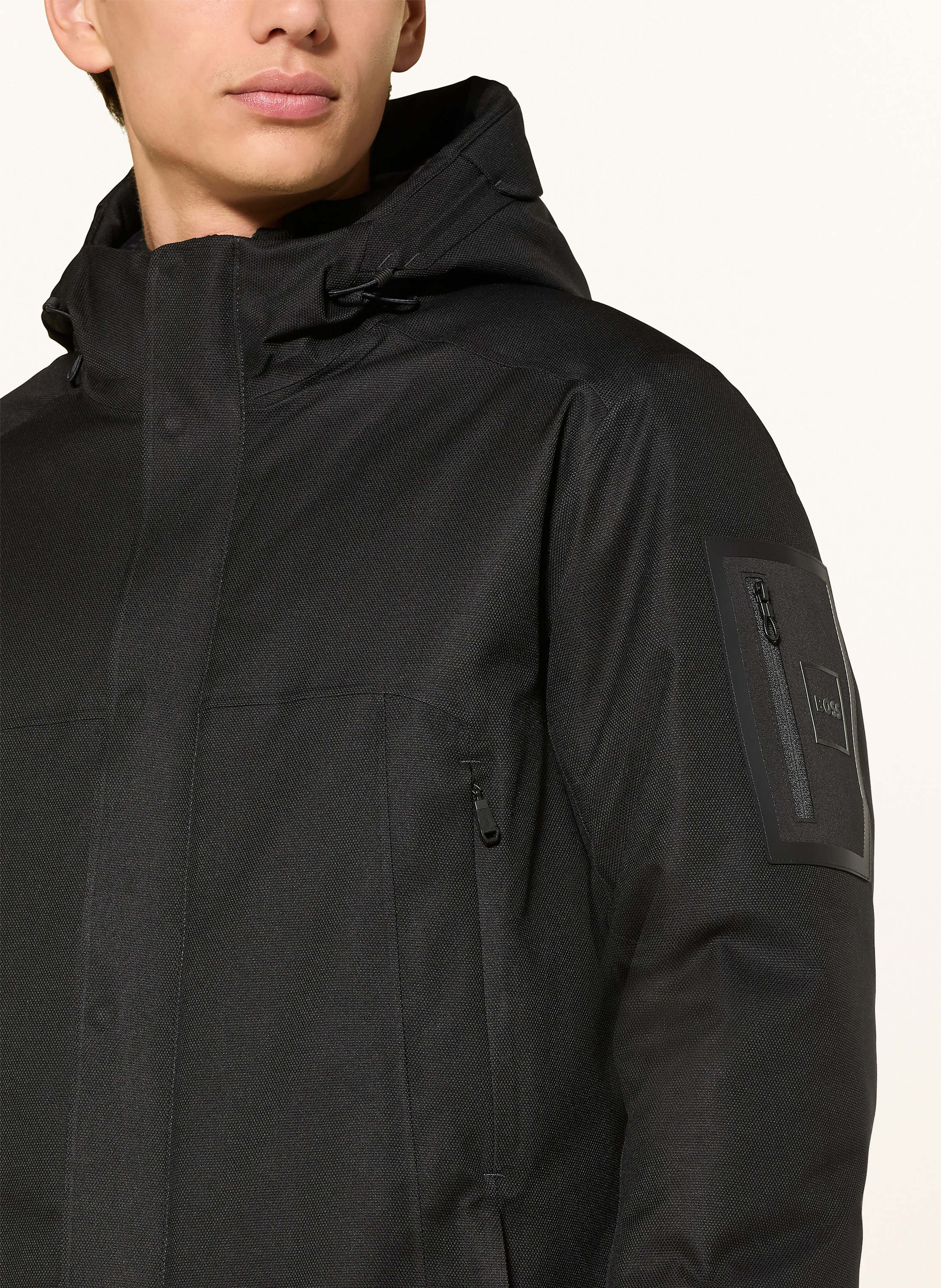 Thumbnail - Boss Parka Hexatech schwarz