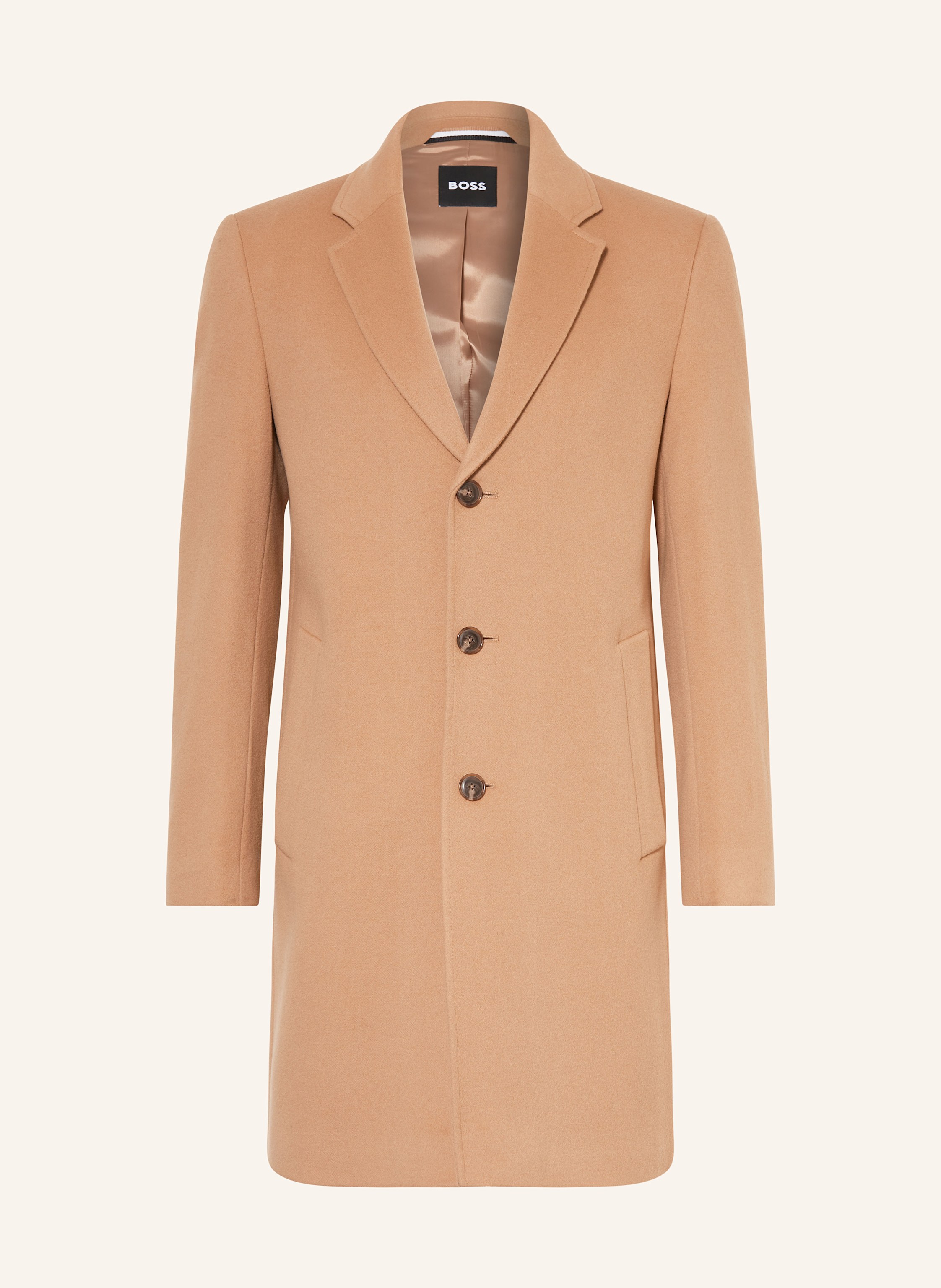 Boss Coat Wollmantel Hugo Boss Herren BOSS Wollmantel HYDE