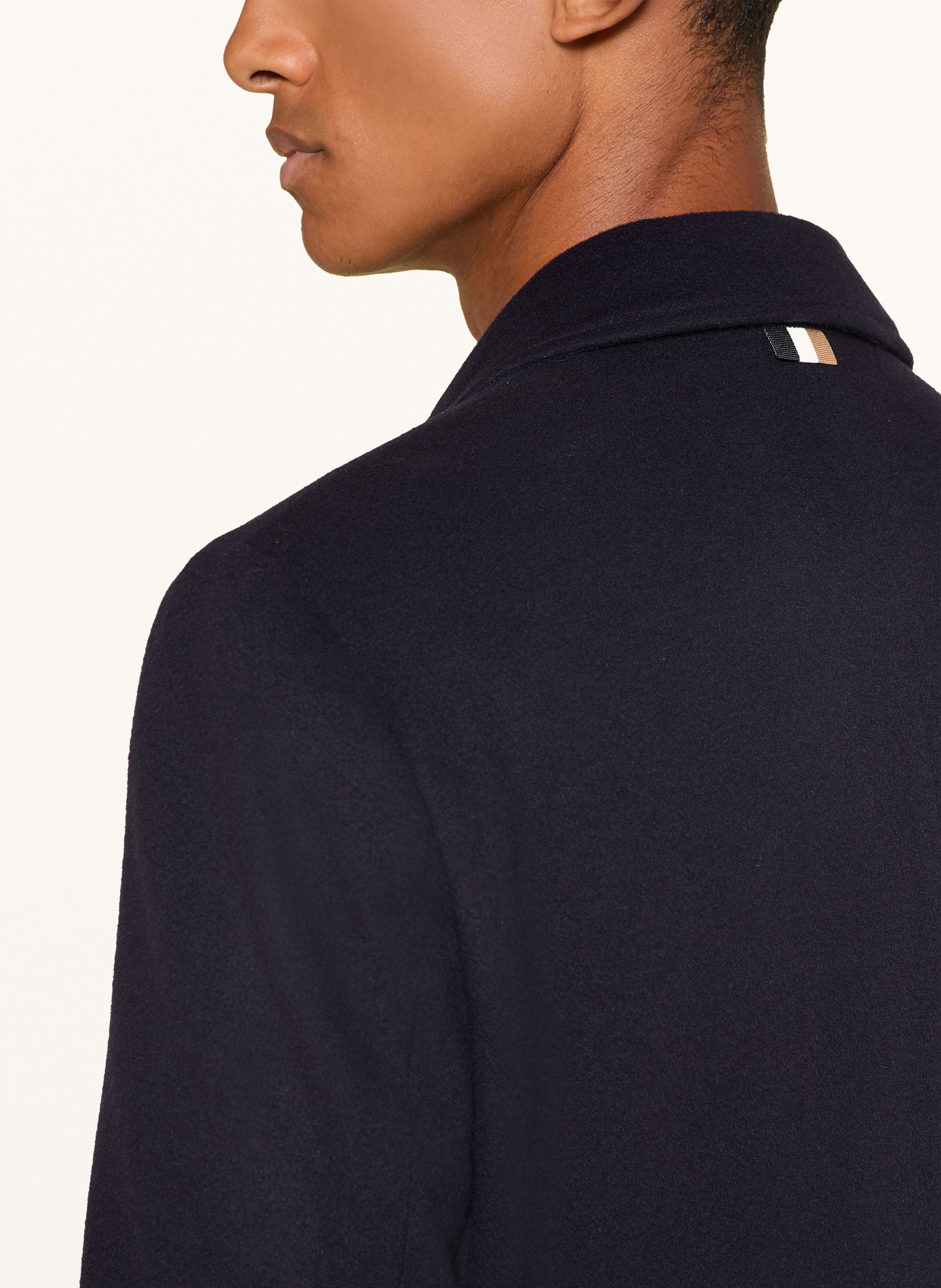 Thumbnail - Boss Wollmantel Hyde blau