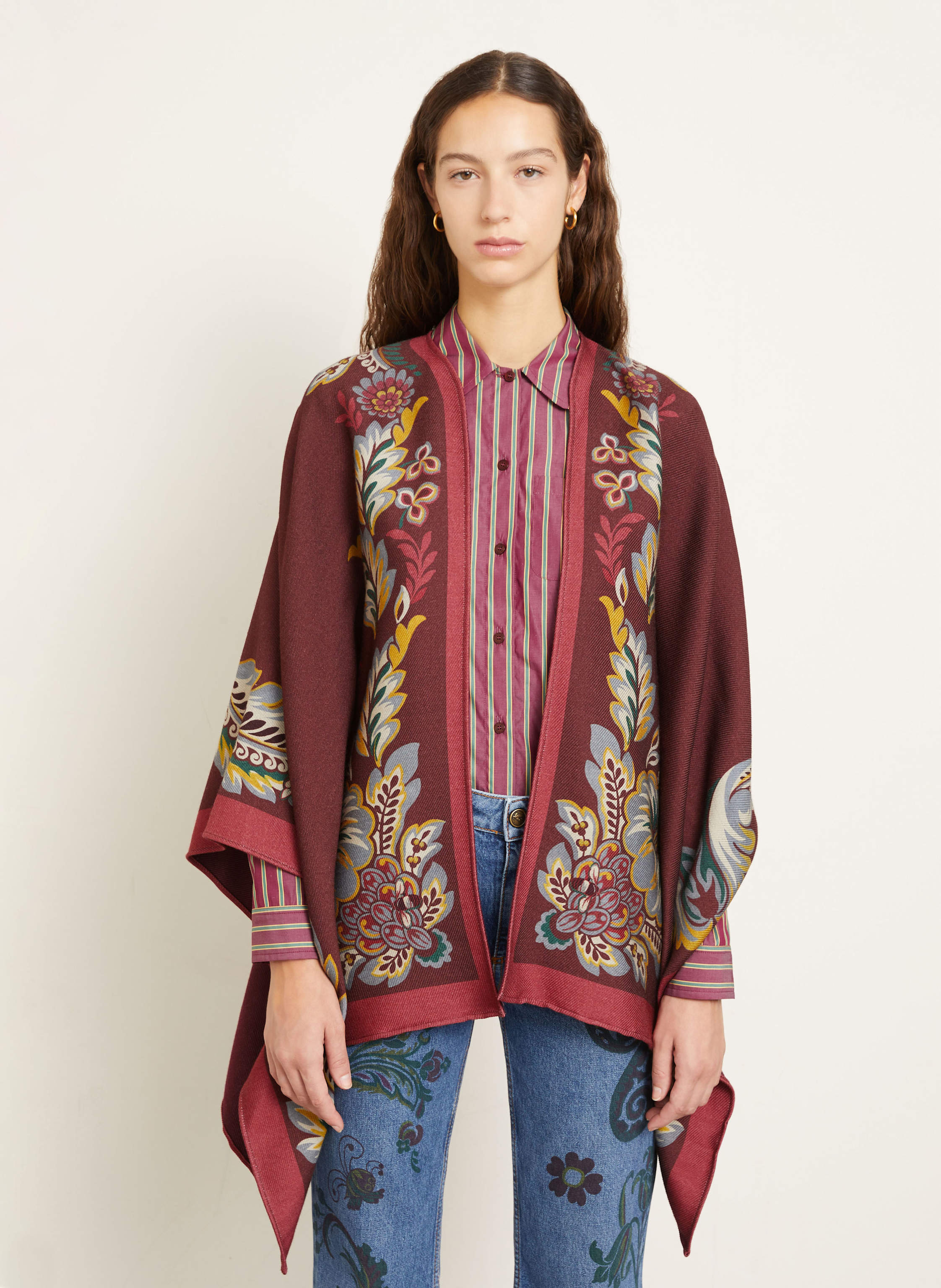 Thumbnail - Etro Cape rot
