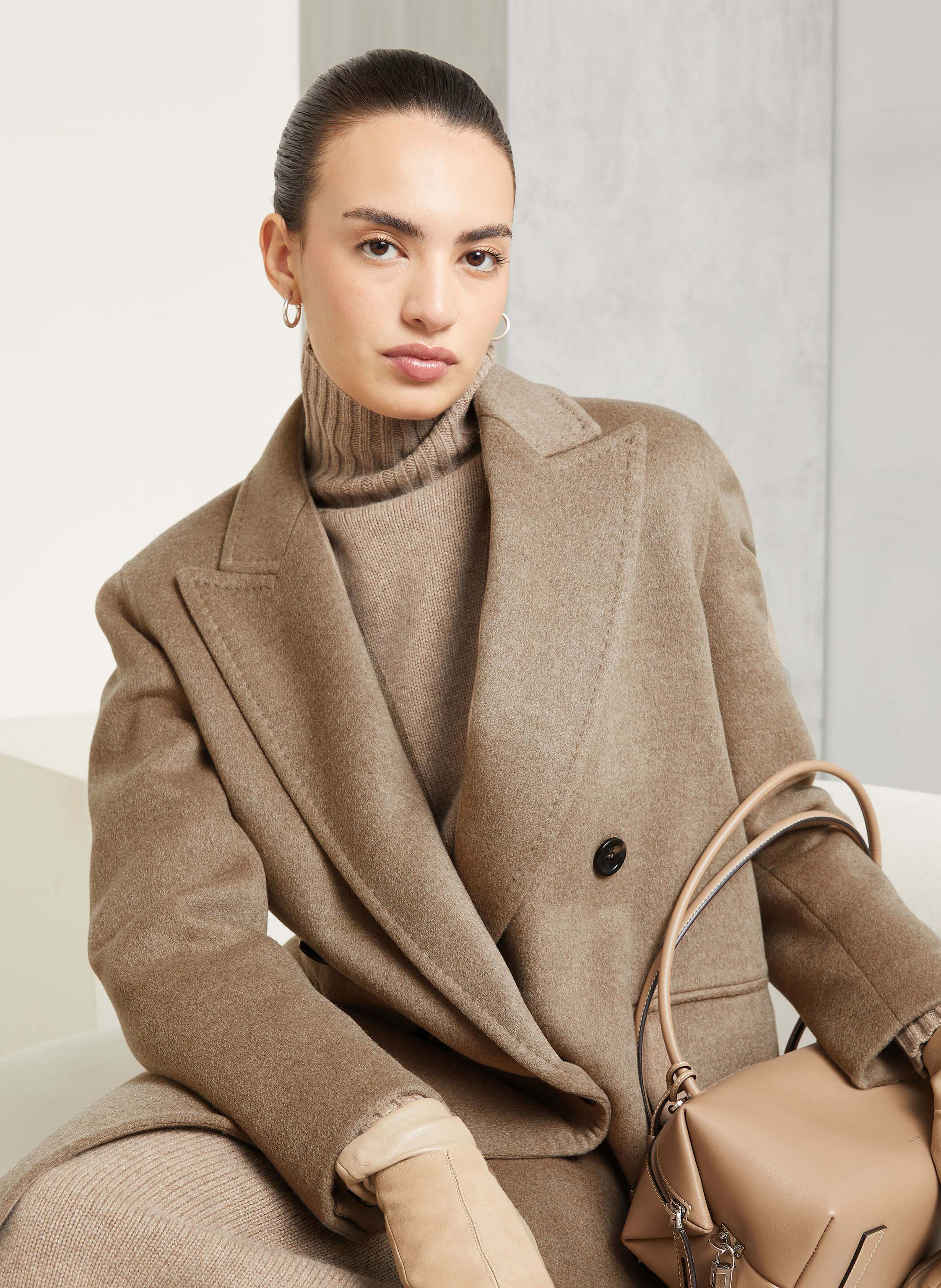 Thumbnail - Max Mara Cashmere-Mantel Armonia braun