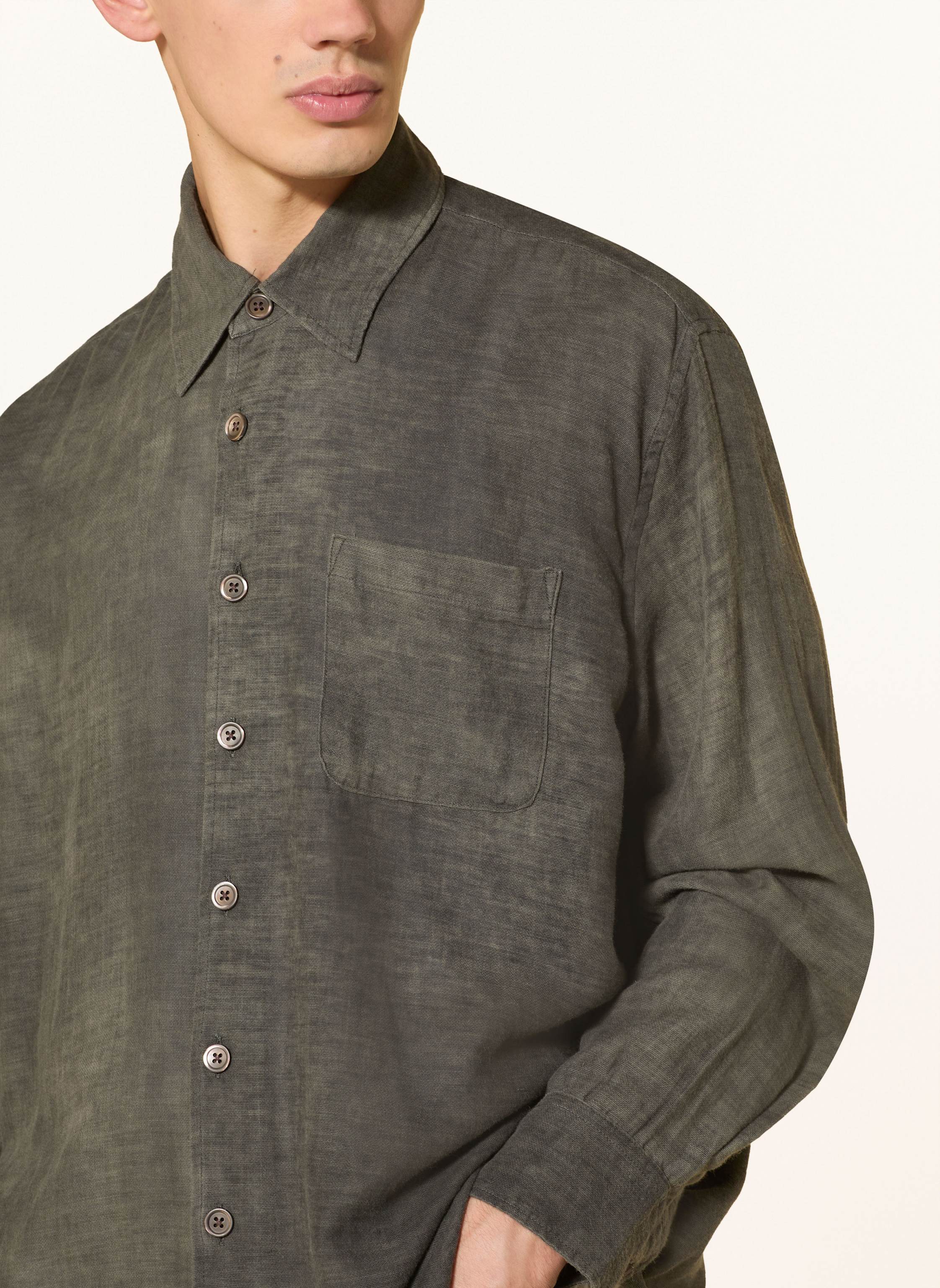 Thumbnail - Our Legacy Hemd Above Slightly Oversized Fit gruen