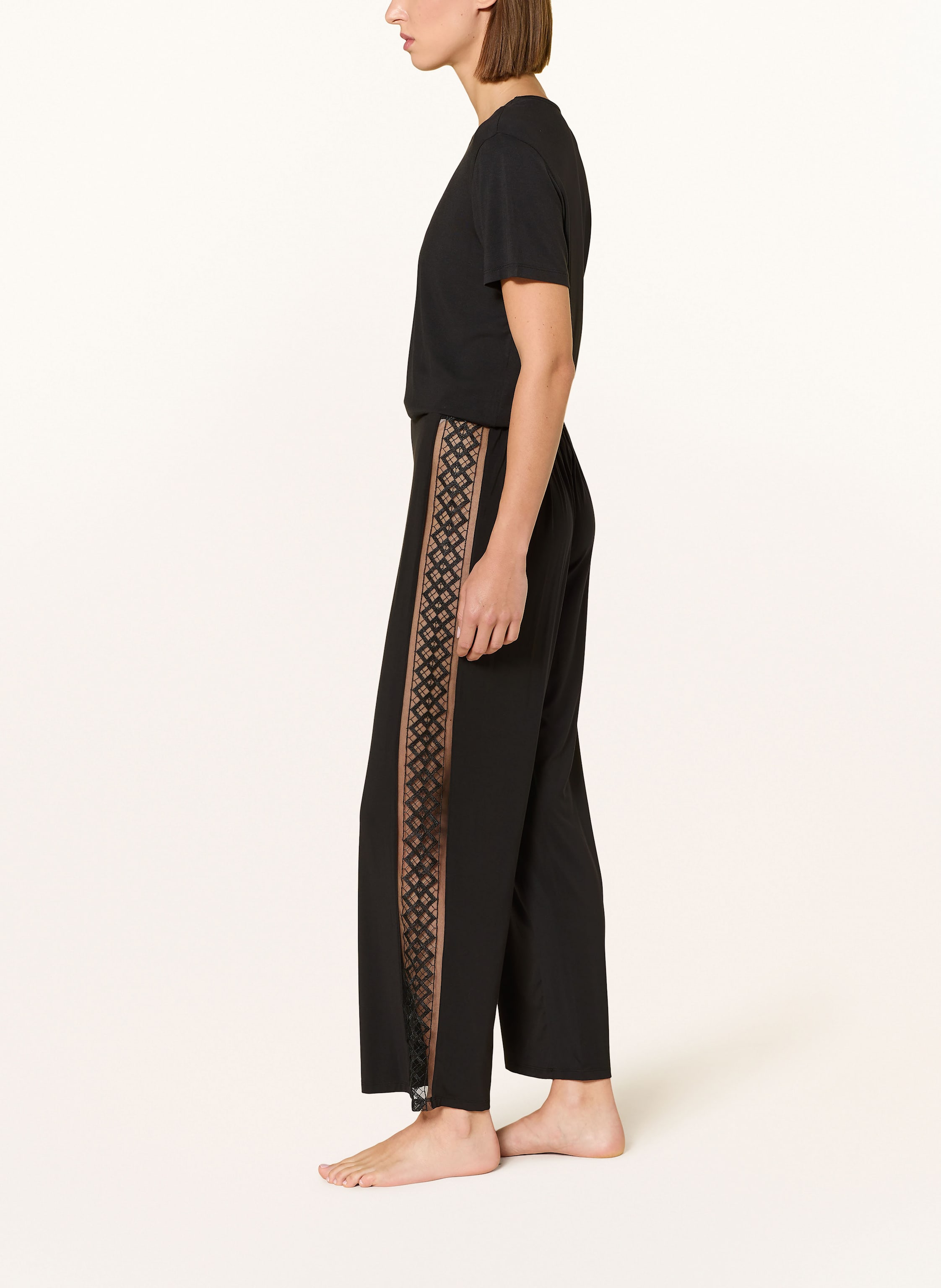 Thumbnail - Aubade Schlafhose Sweet Obsession schwarz