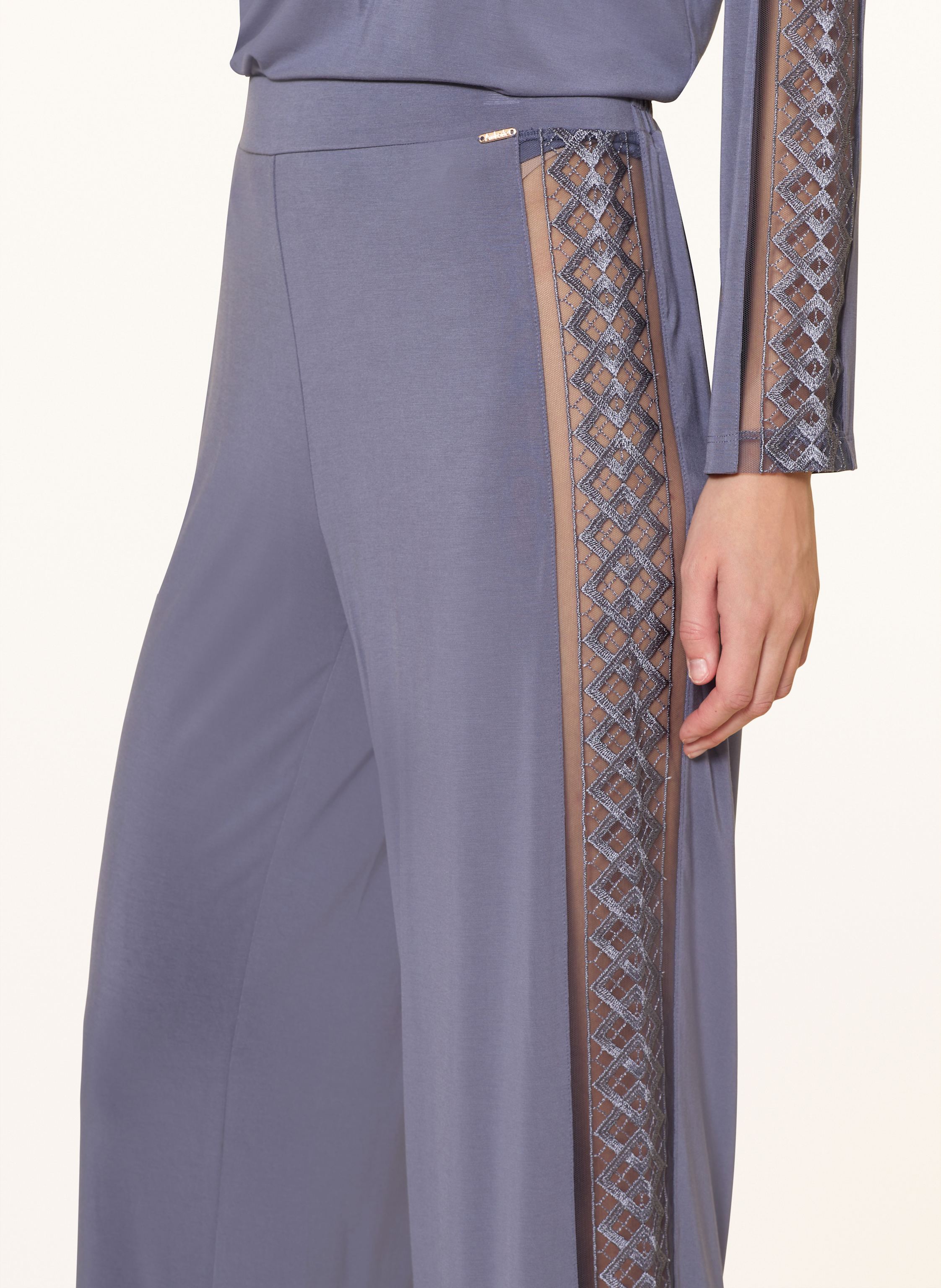 Thumbnail - Aubade Schlafhose Sweet Obsession blau