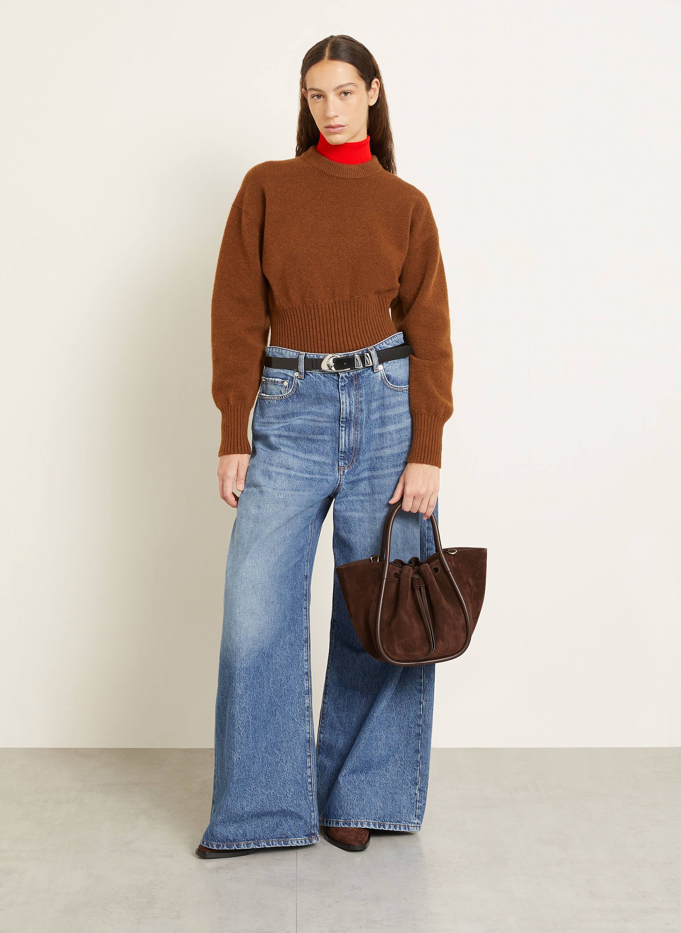 Thumbnail - Proenza Schouler Shopper Ruched Small braun