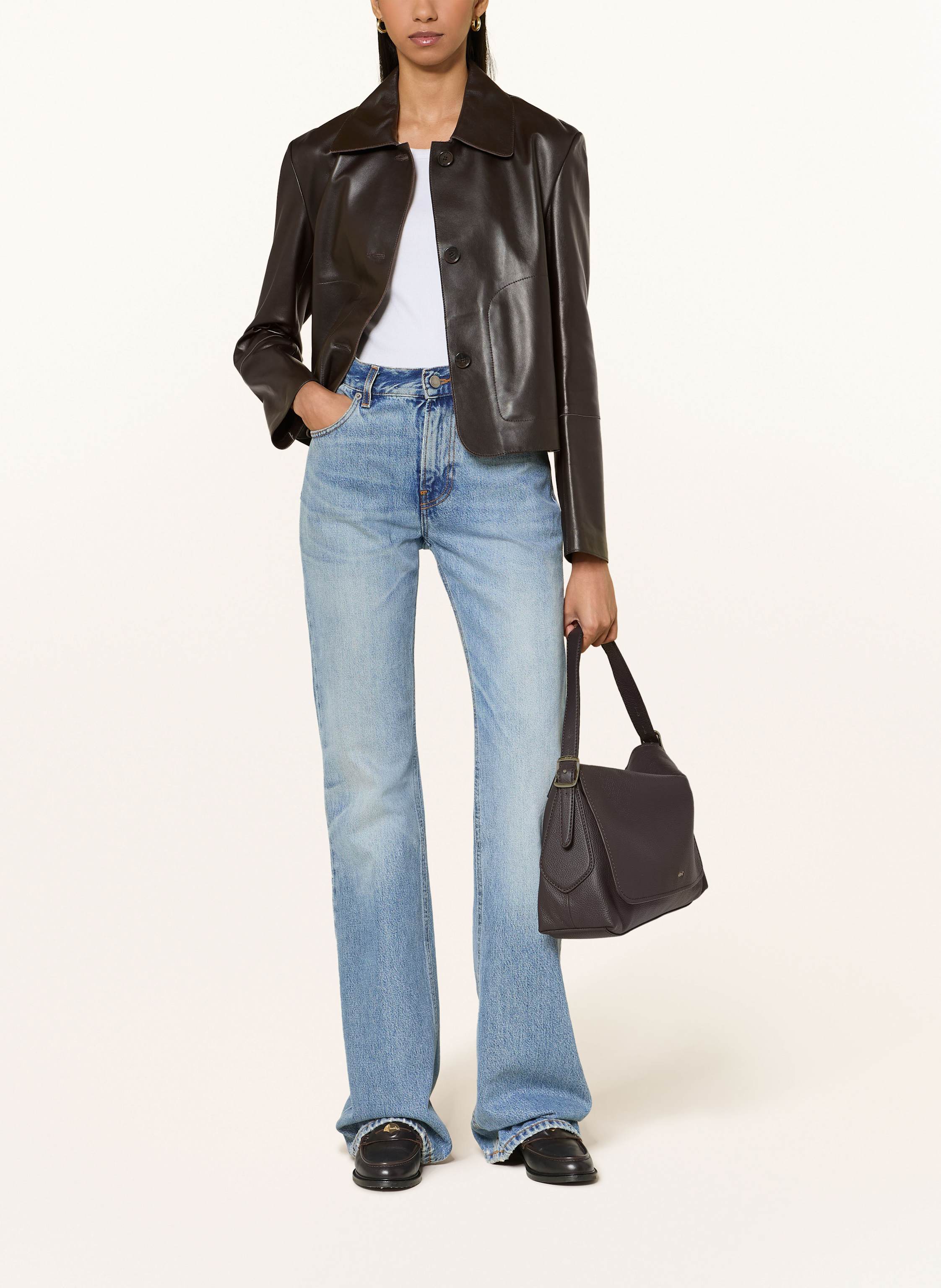 Thumbnail - Abro Schultertasche Carina braun