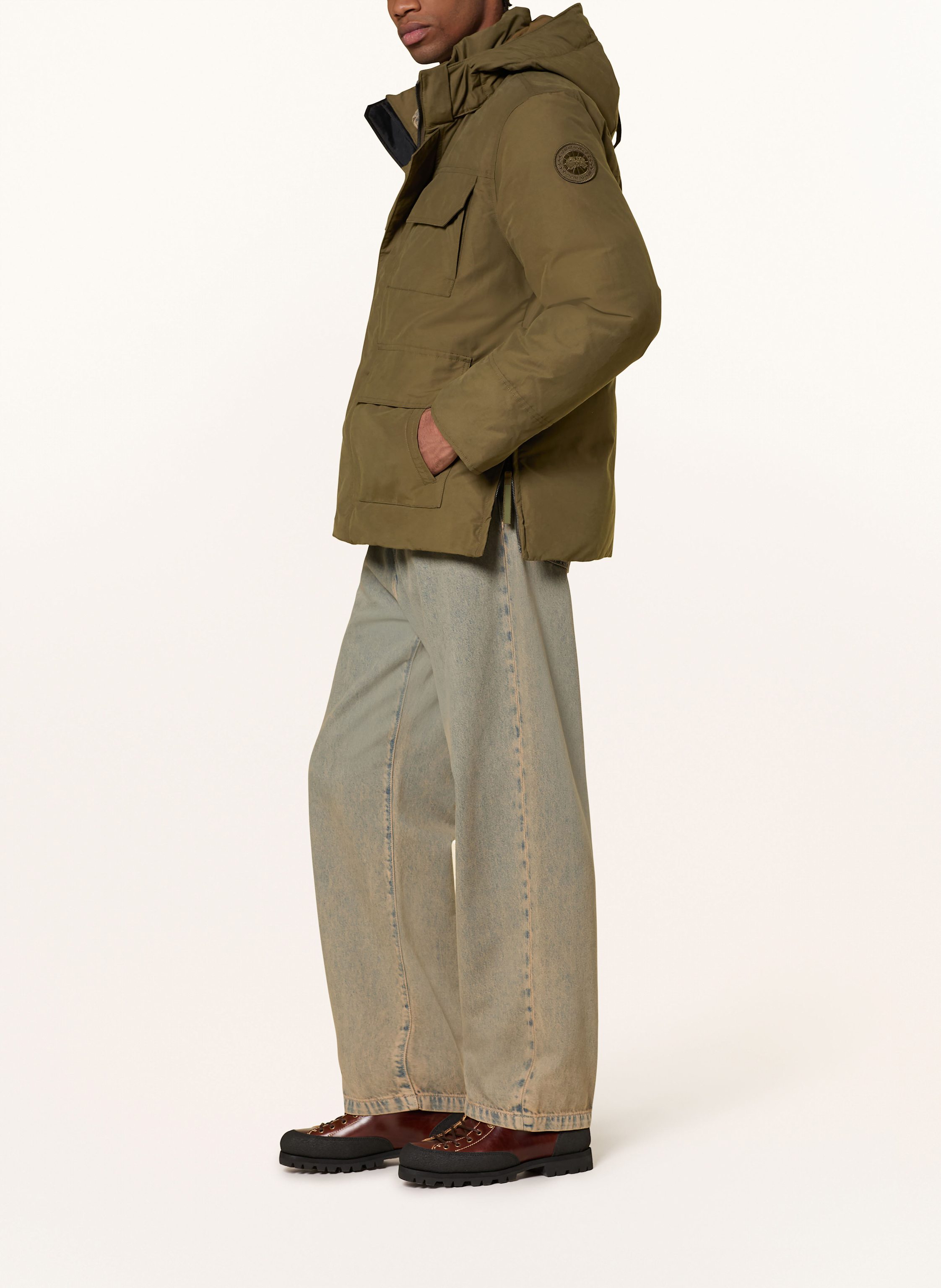 Thumbnail - Canada Goose Daunenjacke Maitland Mit Abnehmbarer Kapuze gruen