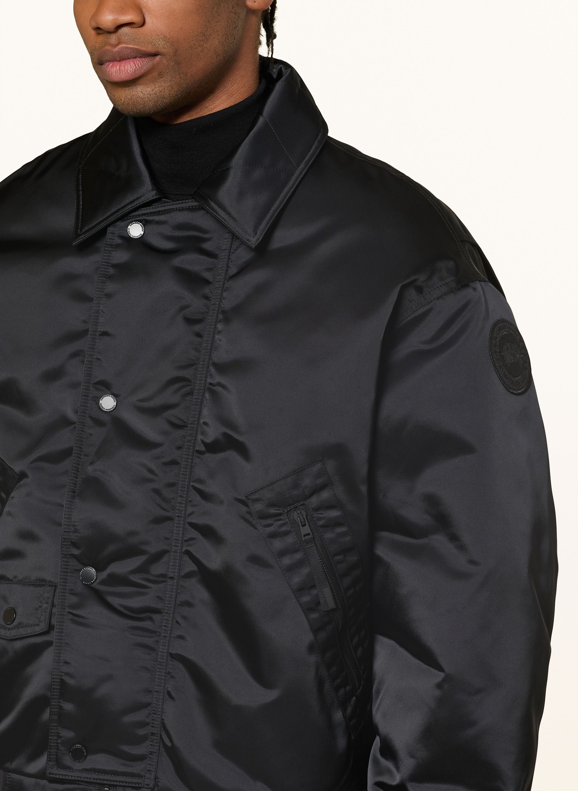 Thumbnail - Canada Goose Daunenjacke Seguin Aviator schwarz