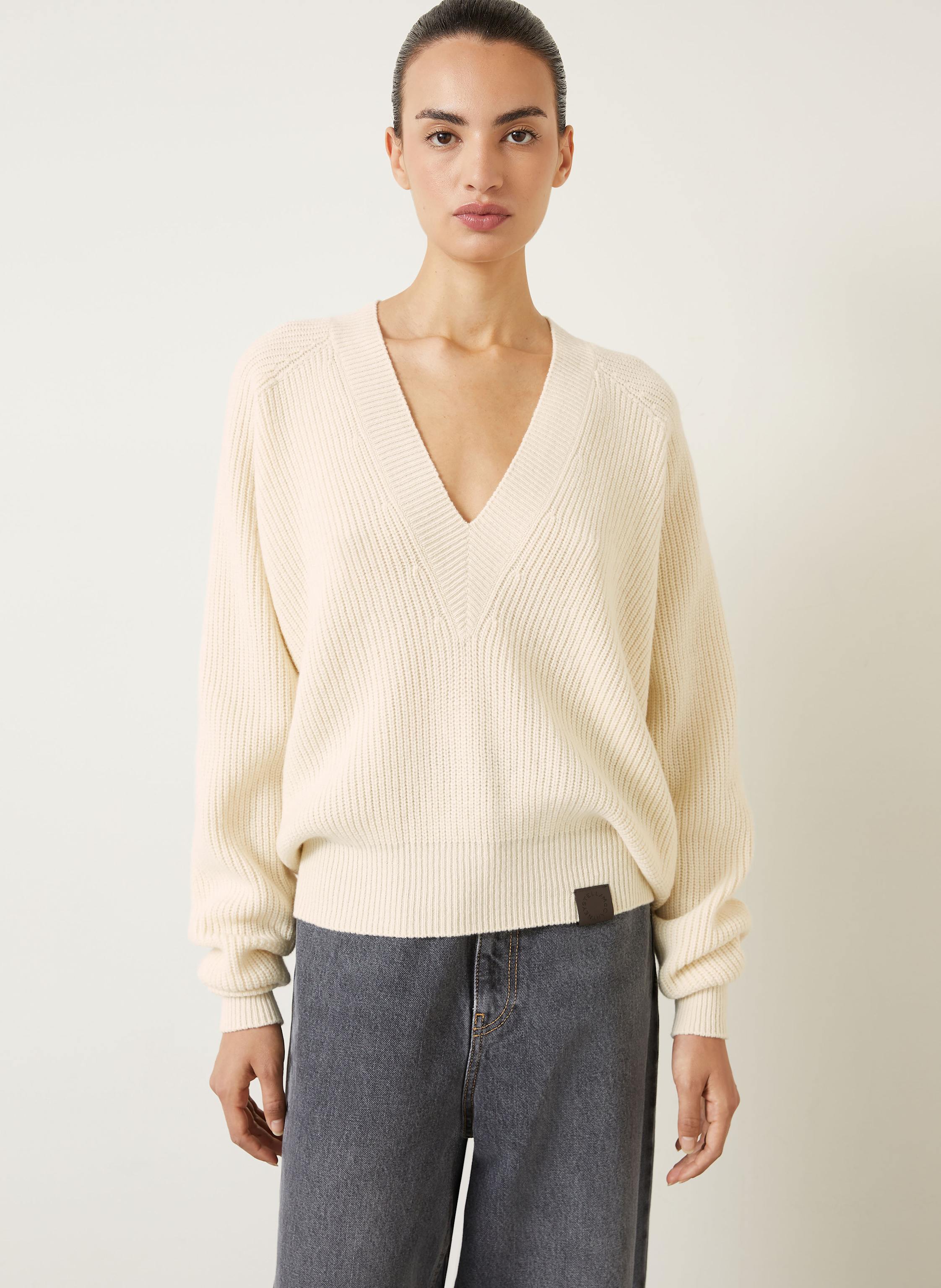 Thumbnail - Stella Mccartney Cashmere-Pullover weiss