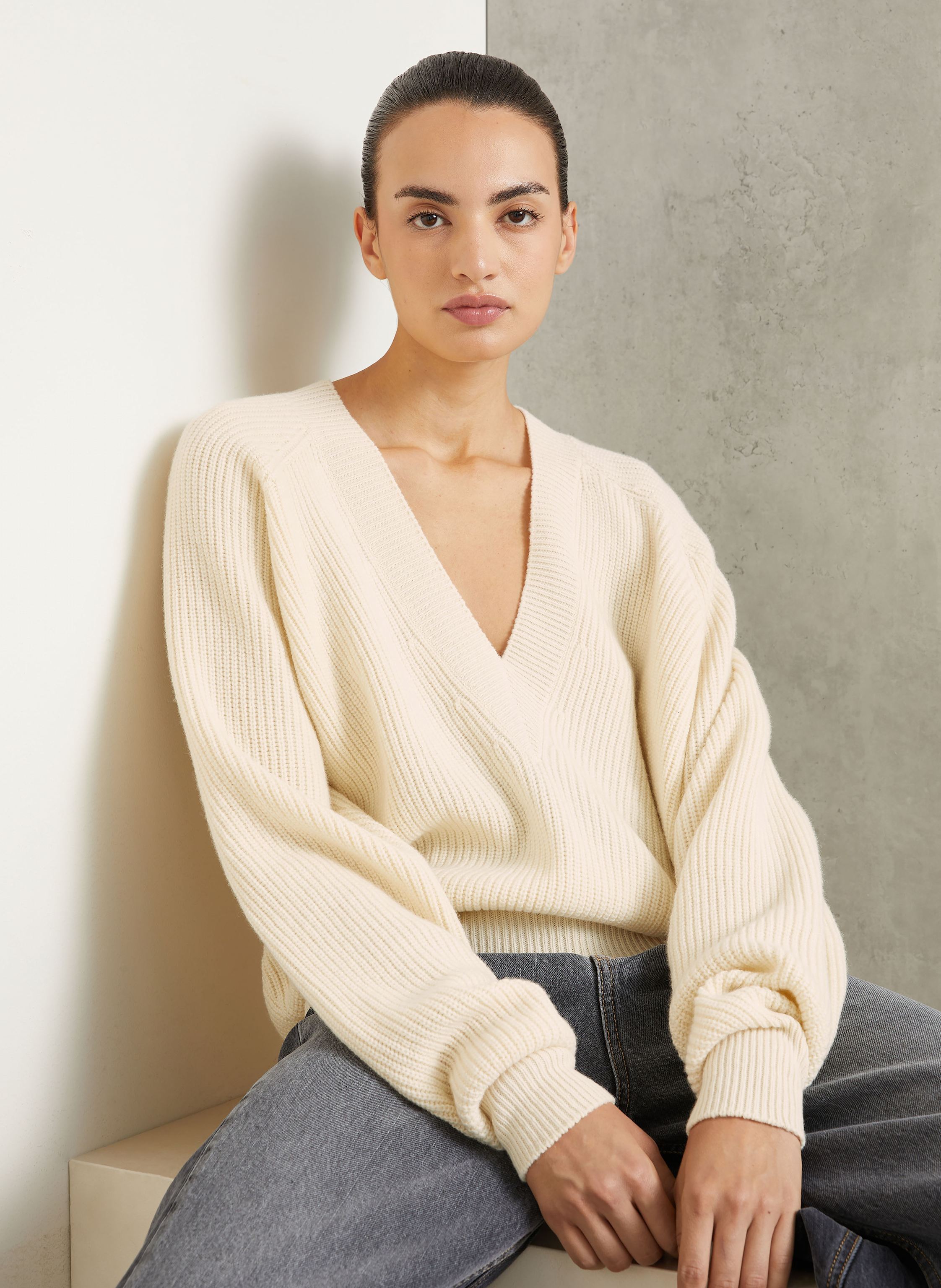 Thumbnail - Stella Mccartney Cashmere-Pullover weiss