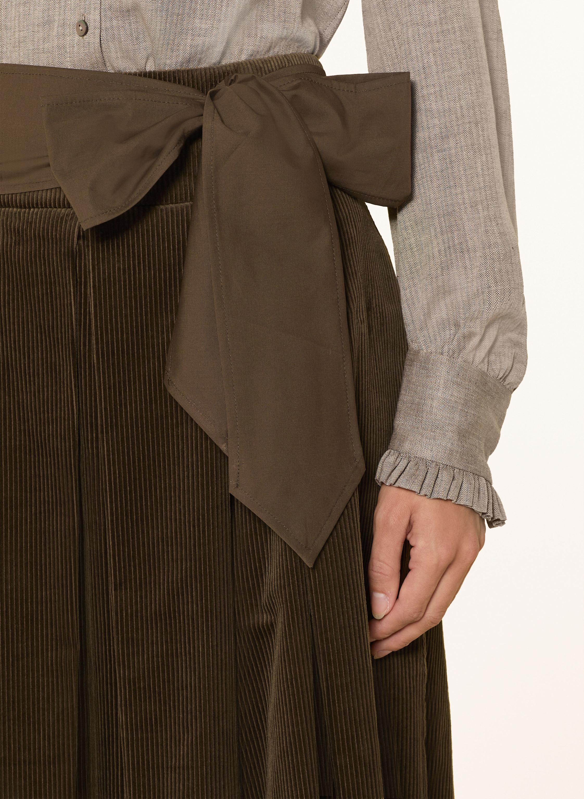 Thumbnail - Rockmacherin Trachtenrock Kochelsee Aus Cord braun