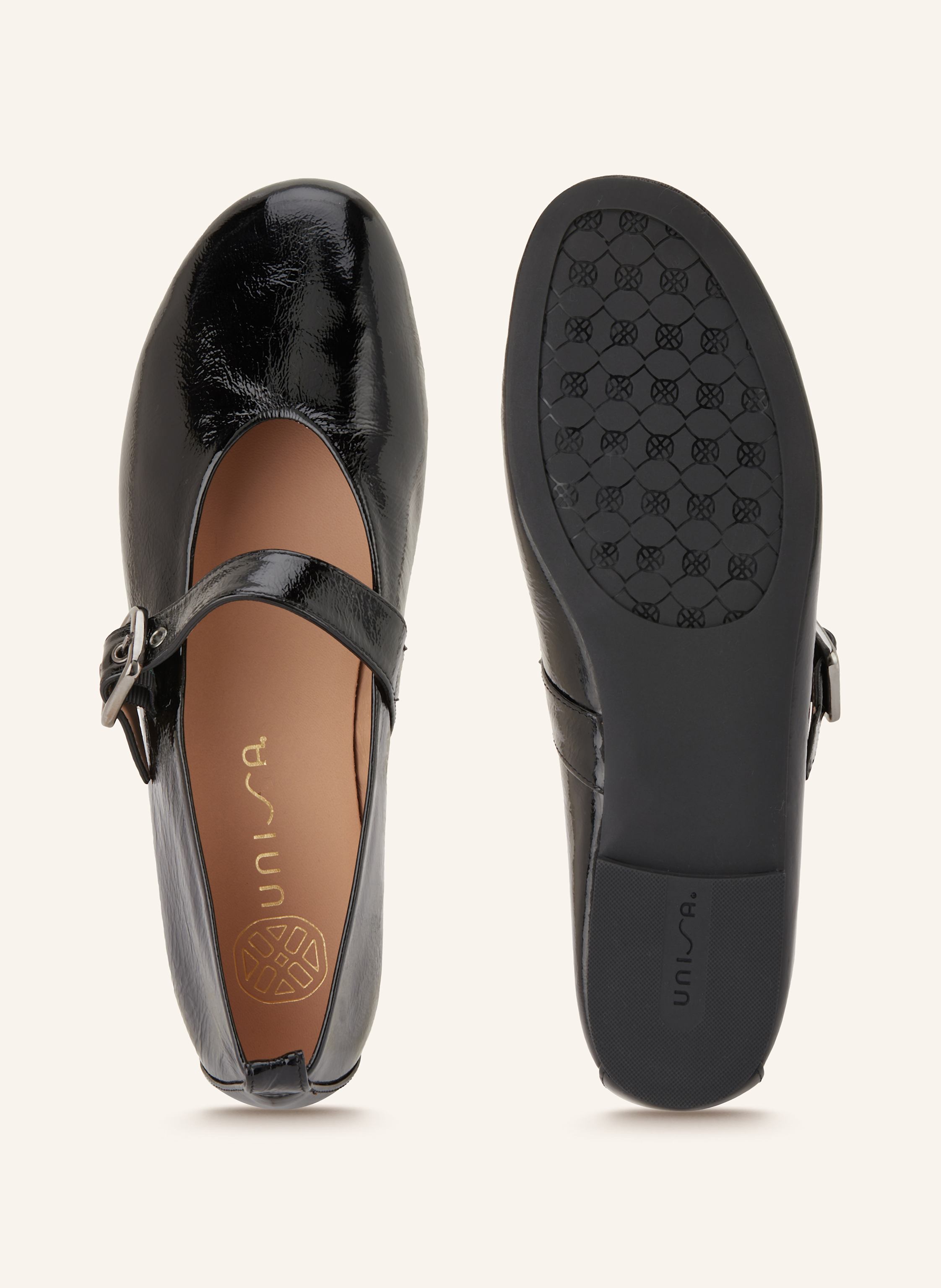 Thumbnail - Unisa Mary-Jane-Ballerinas Bora schwarz