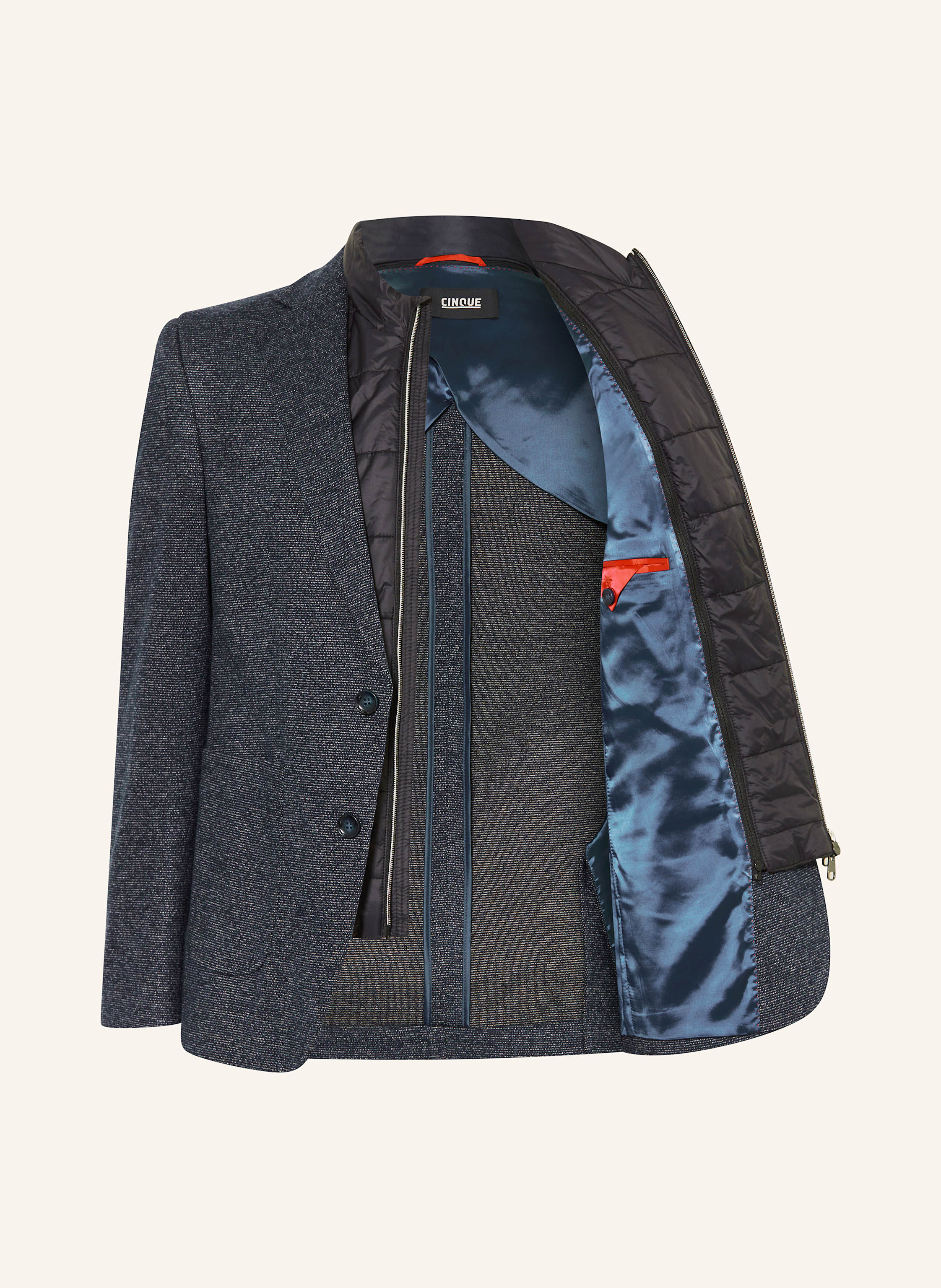 Thumbnail - Cinque Sakko Cidati St Regular Fit Mit Herausnehmbarer Blende blau
