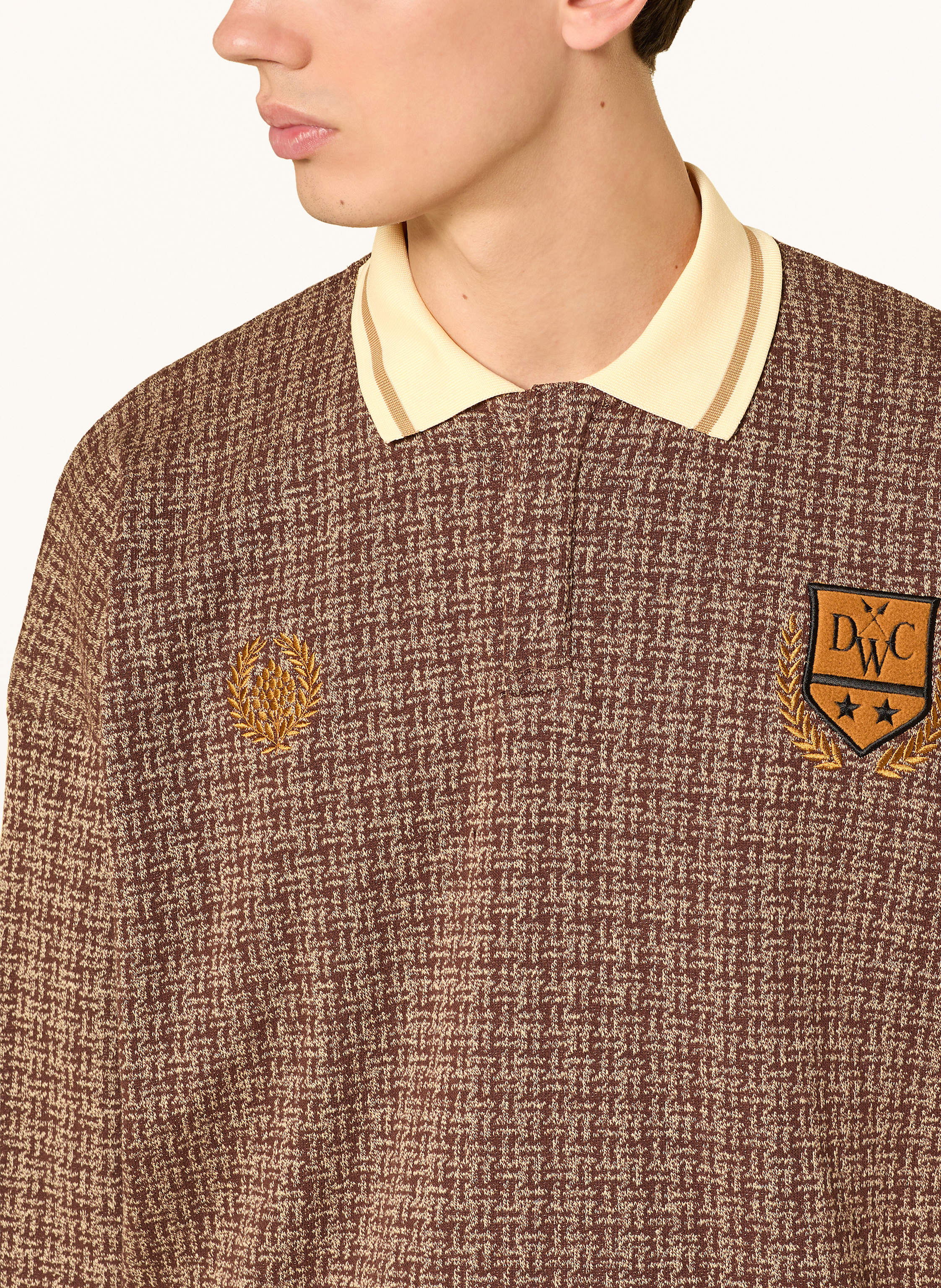 Thumbnail - Don't Waste Culture Strick-Poloshirt Alethea braun