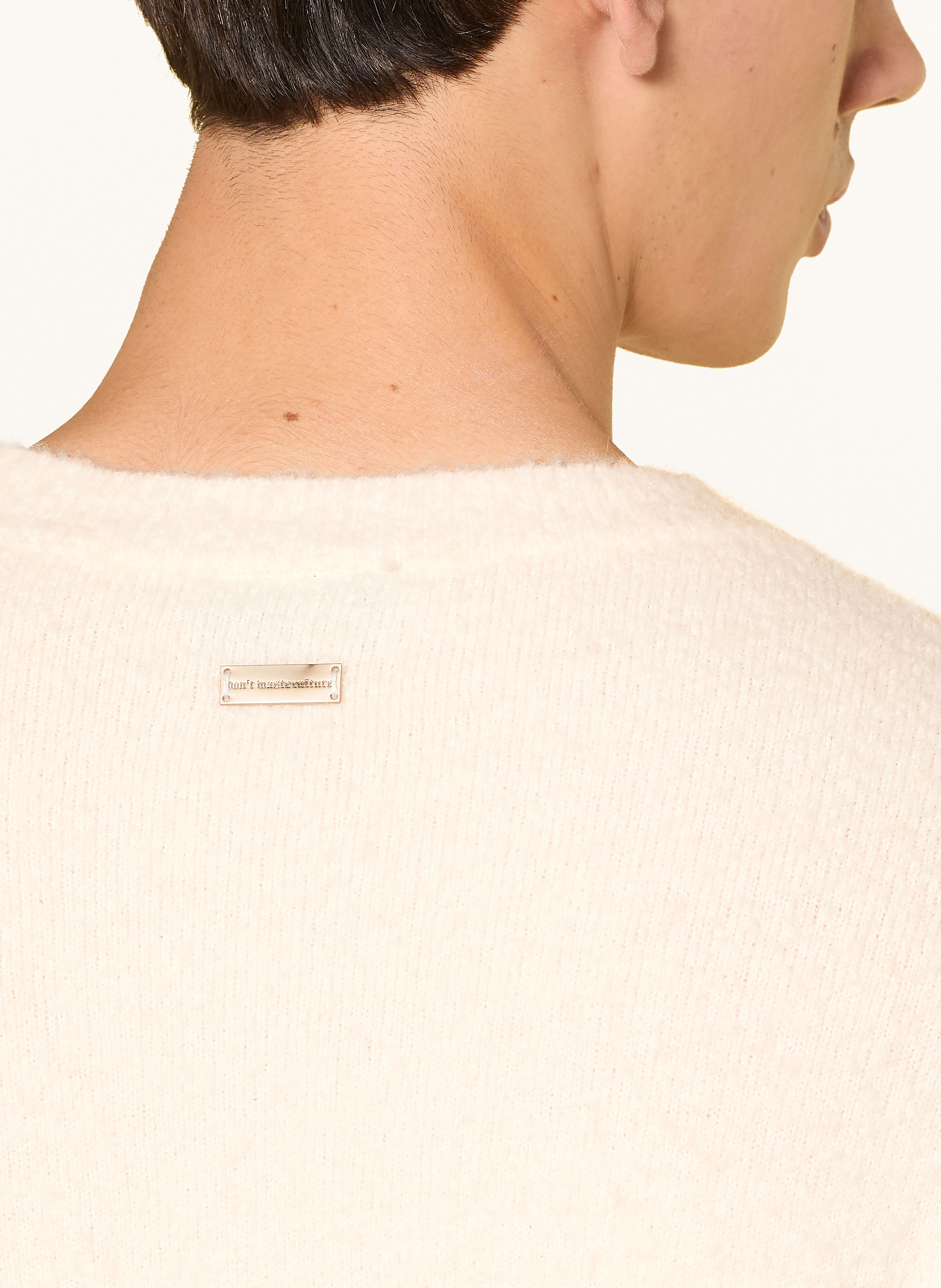 Thumbnail - Don't Waste Culture Bouclé-Pullover Akilani weiss