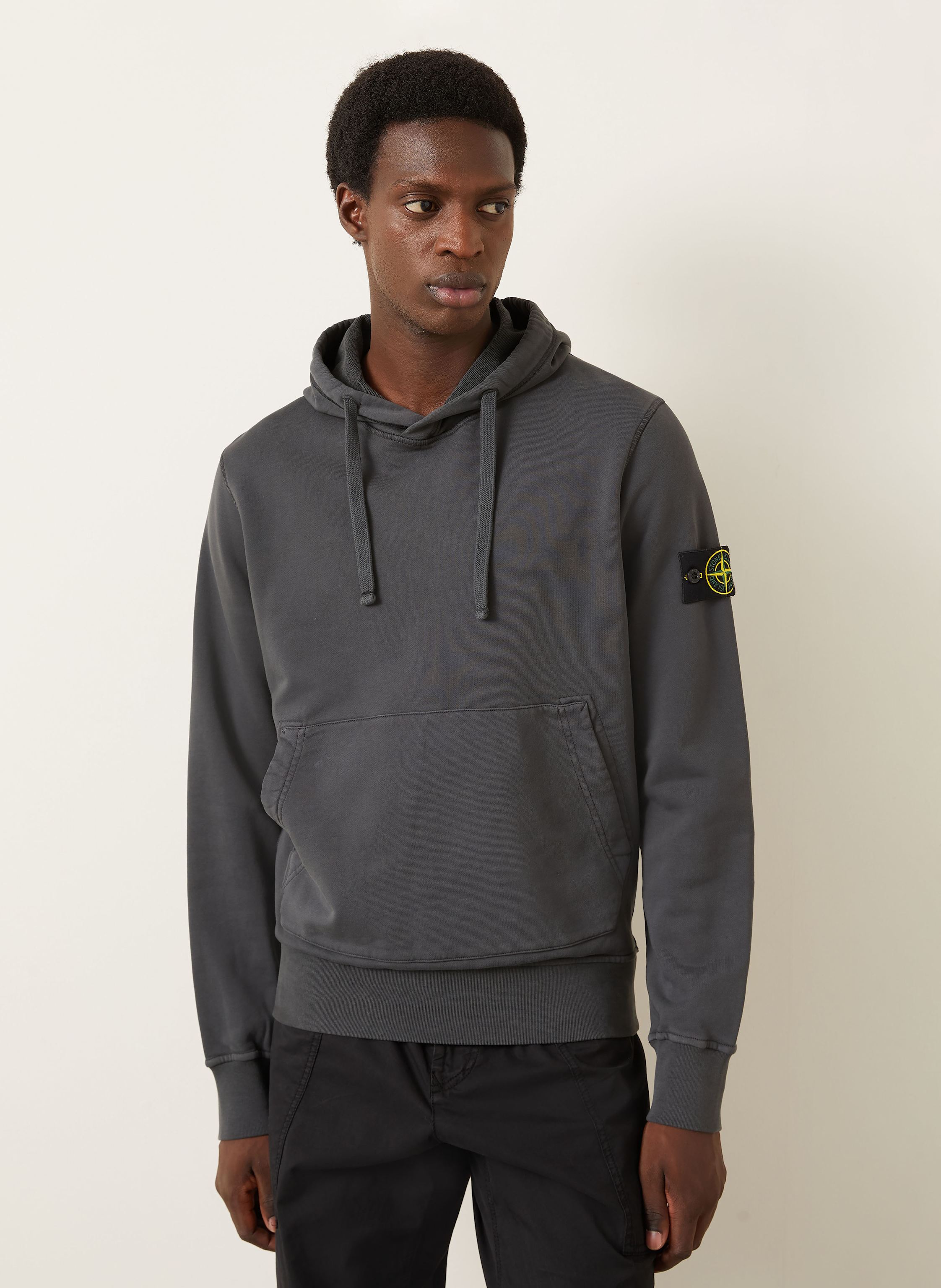 Thumbnail - Stone Island Hoodie grau