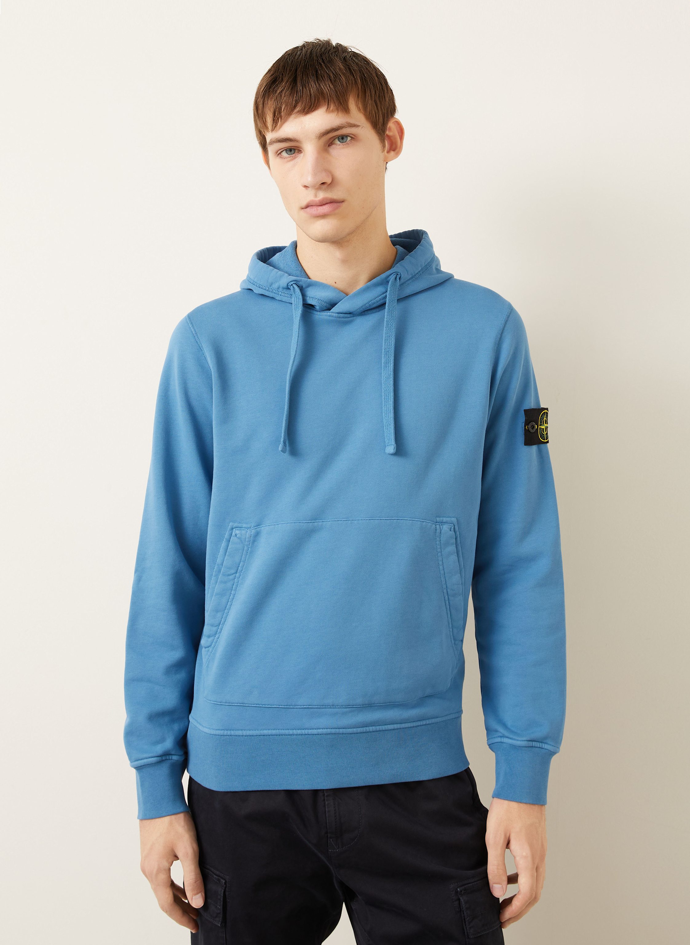 Thumbnail - Stone Island Hoodie blau