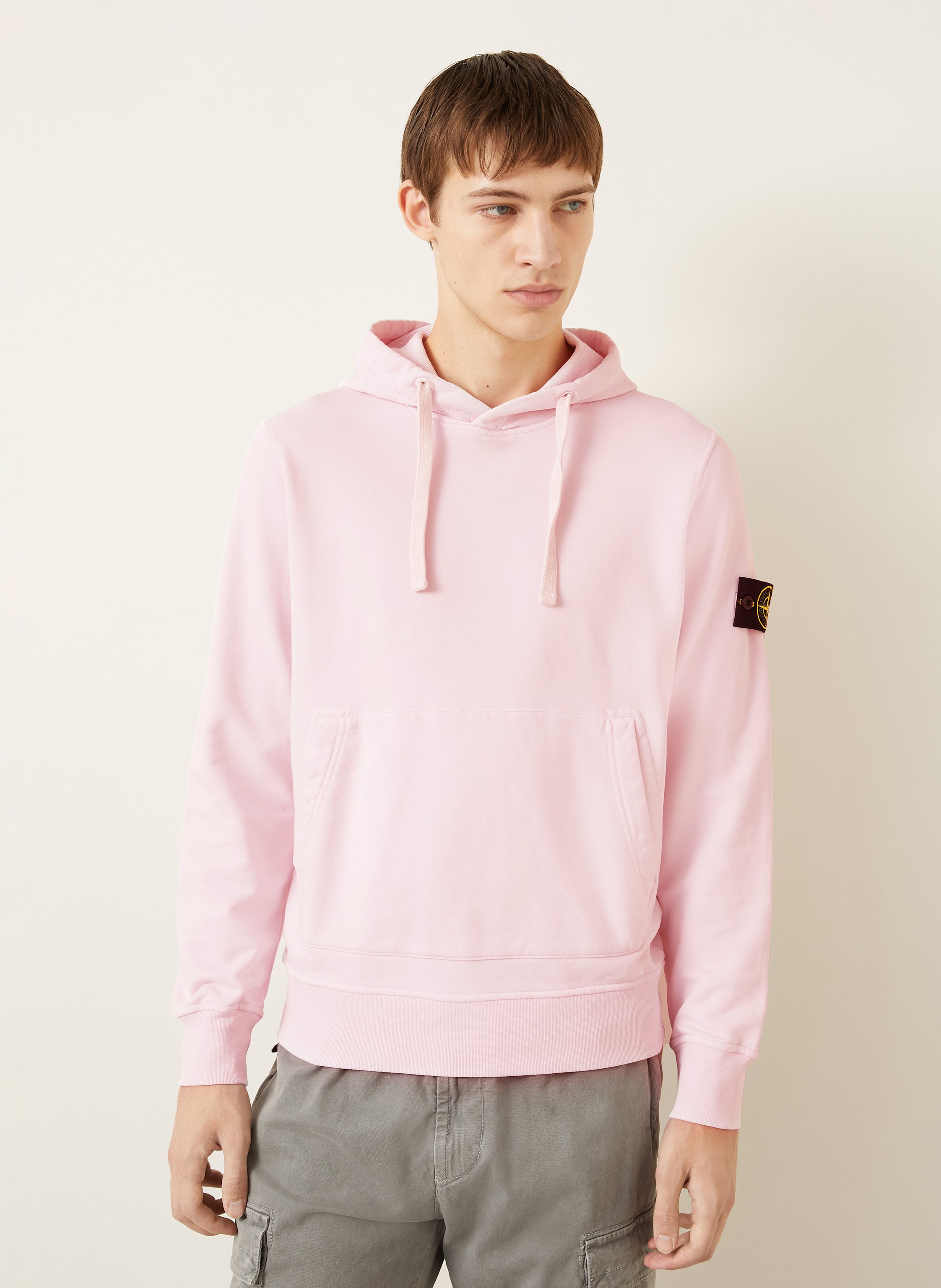 Thumbnail - Stone Island Hoodie pink