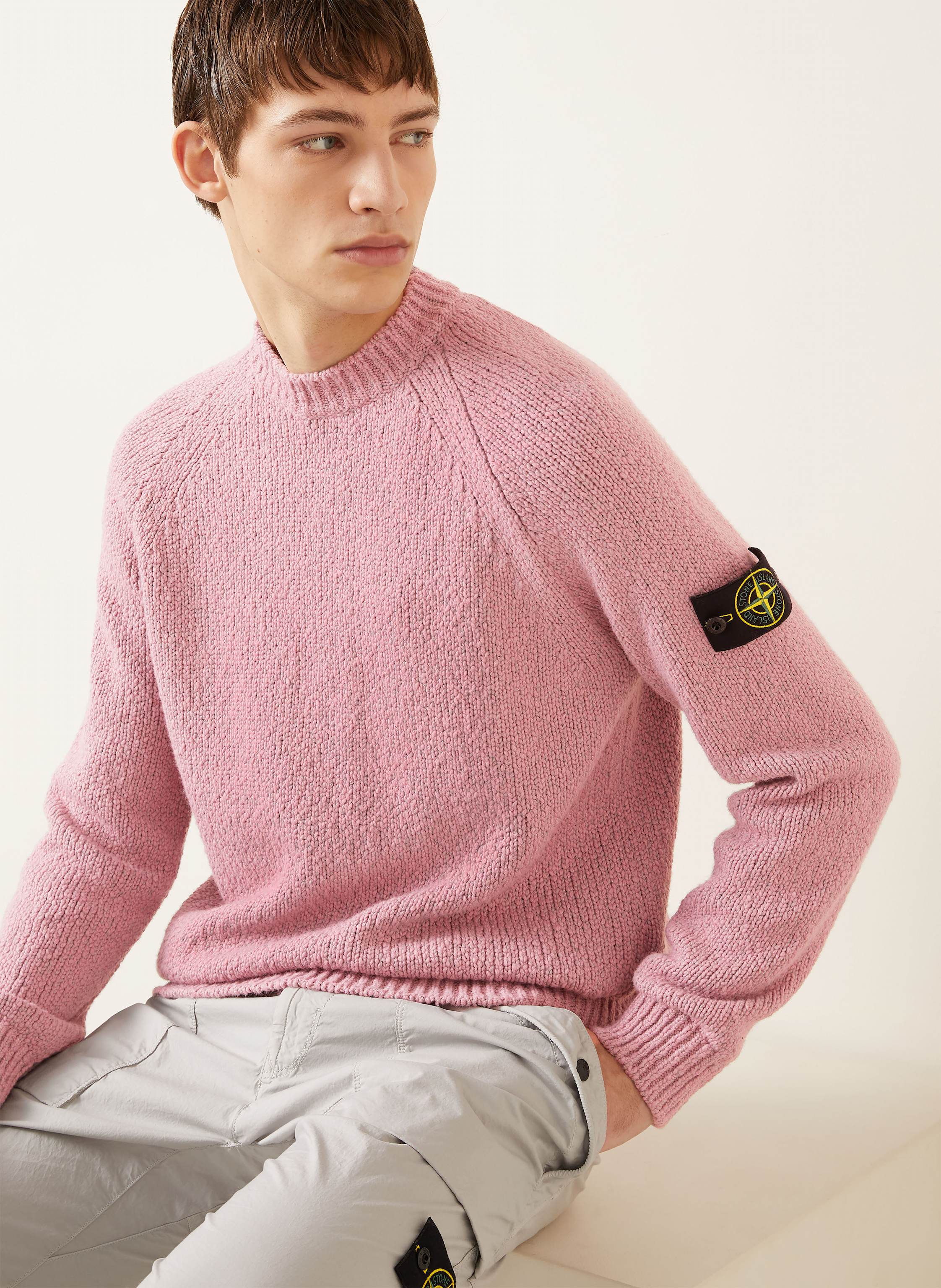 Thumbnail - Stone Island Pullover pink