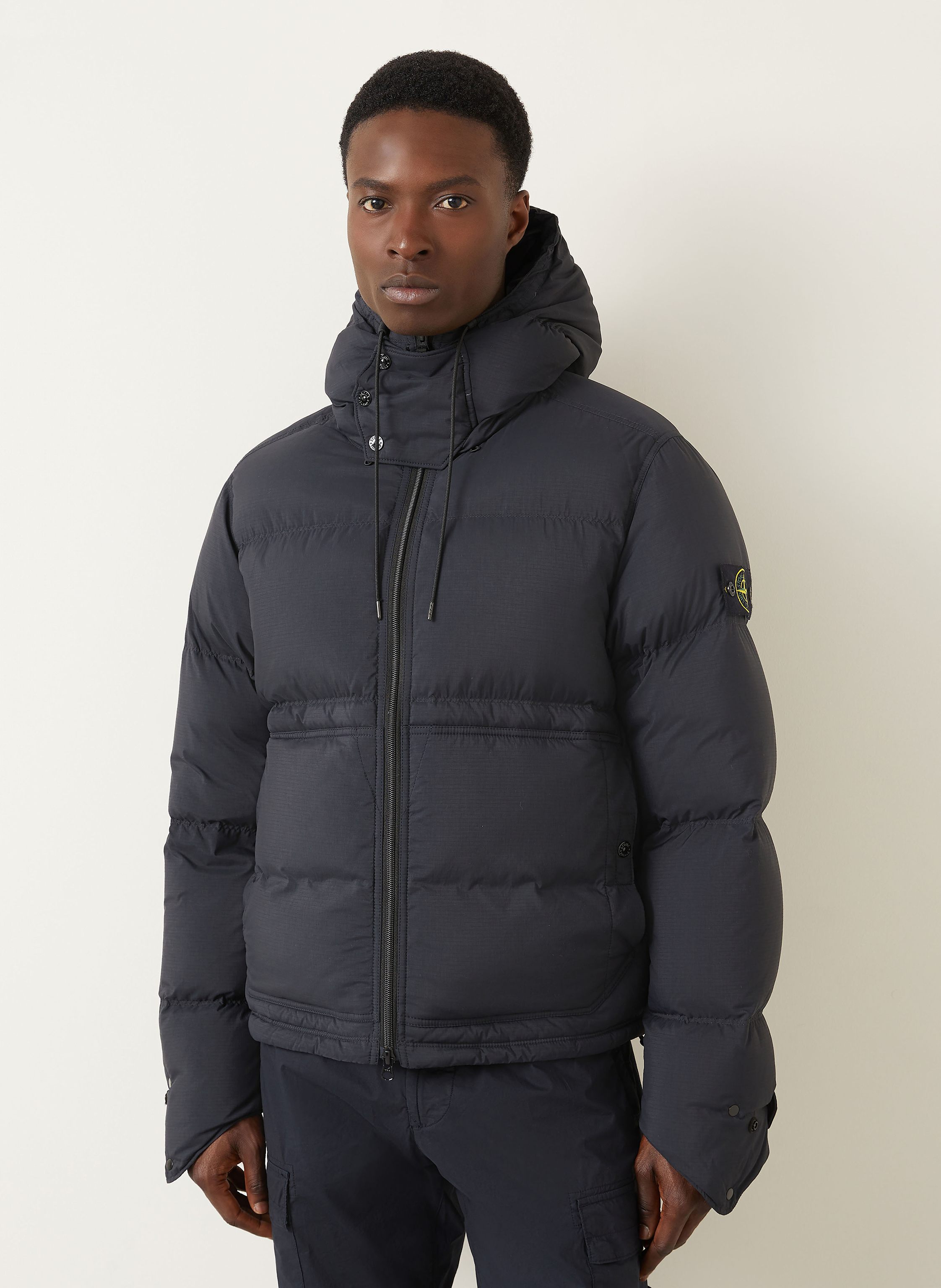 Thumbnail - Stone Island Daunenjacke schwarz