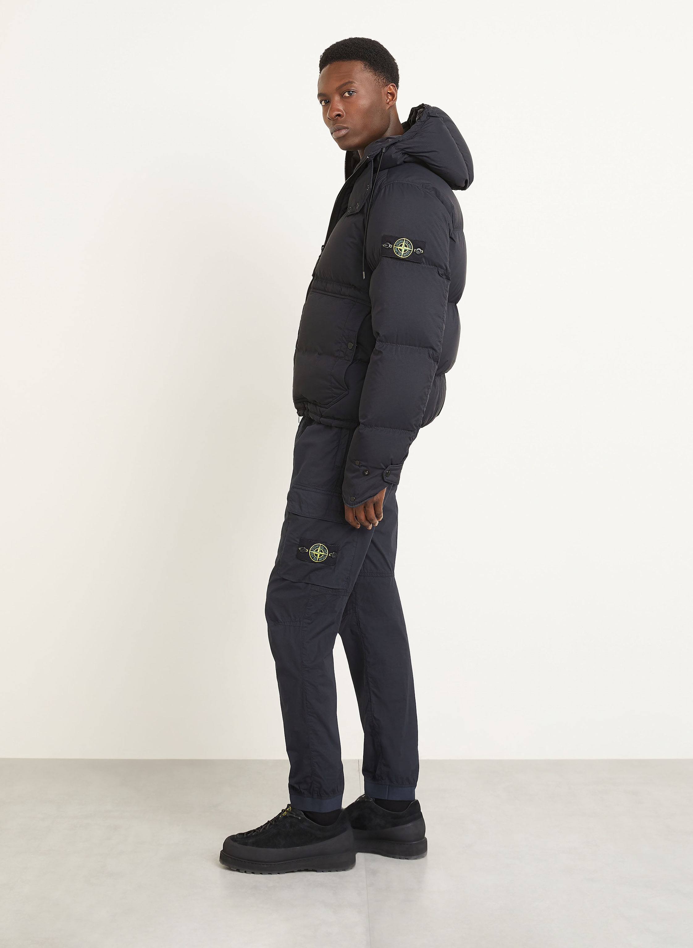 Thumbnail - Stone Island Daunenjacke schwarz