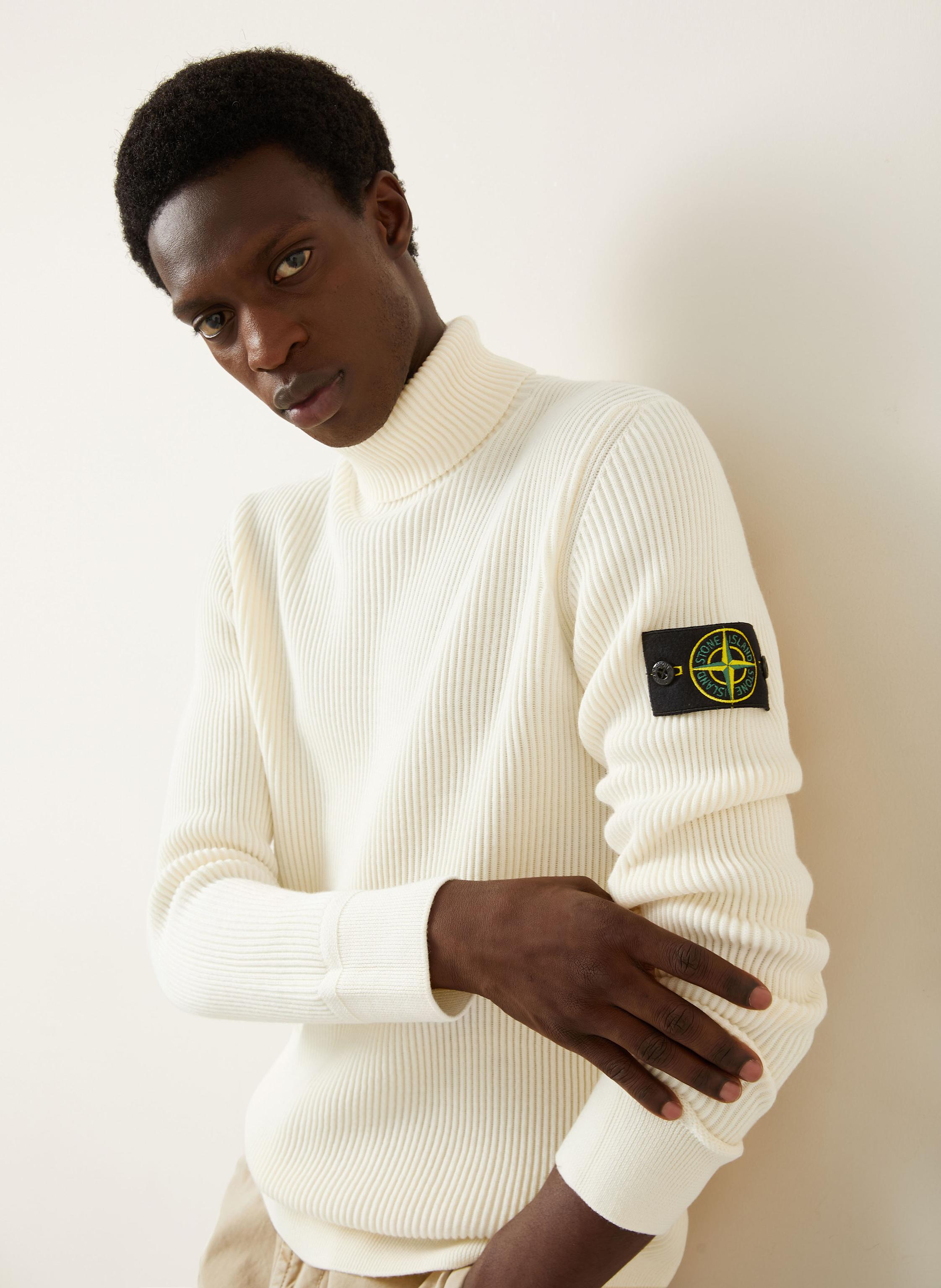 Thumbnail - Stone Island Rollkragenpullover weiss